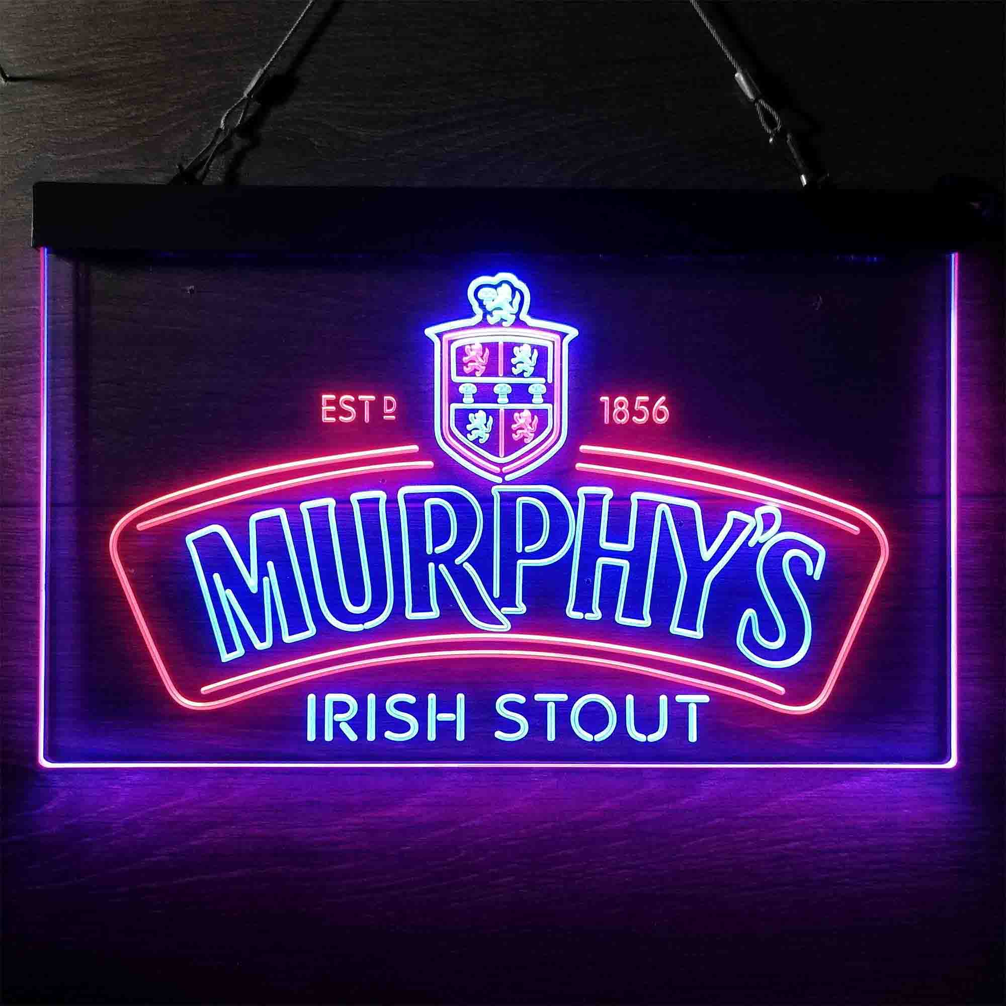 Murphy's Irish Stout Est 1856 Neon LED Sign