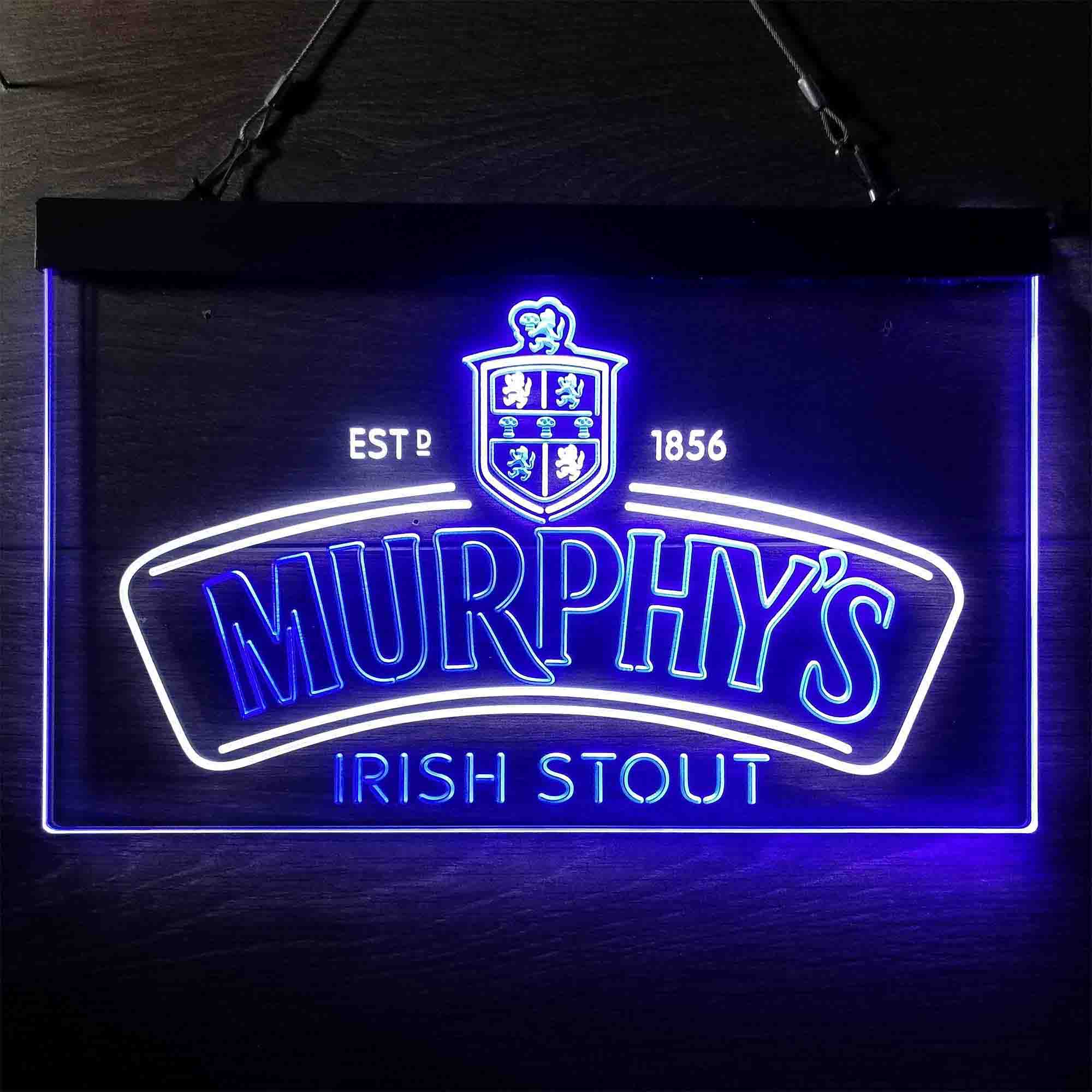 Murphy's Irish Stout Est 1856 Neon LED Sign