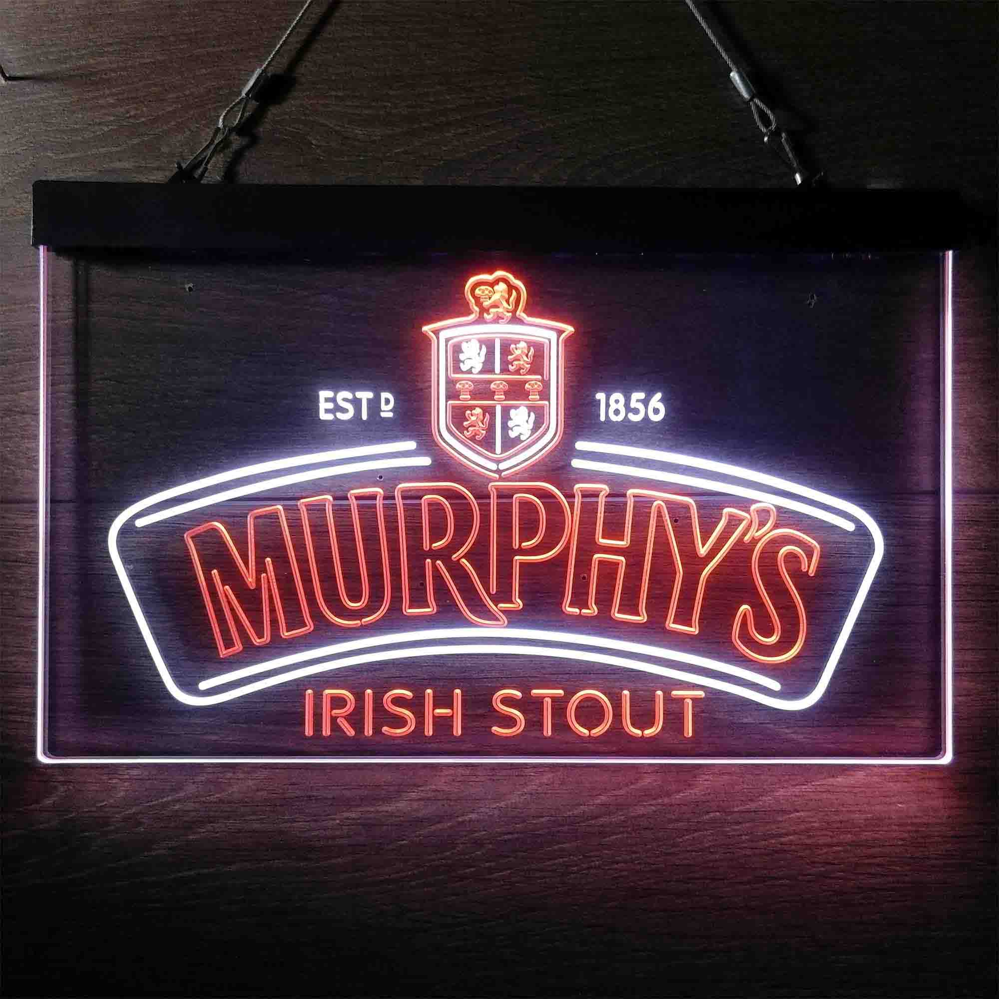 Murphy's Irish Stout Est 1856 Neon LED Sign