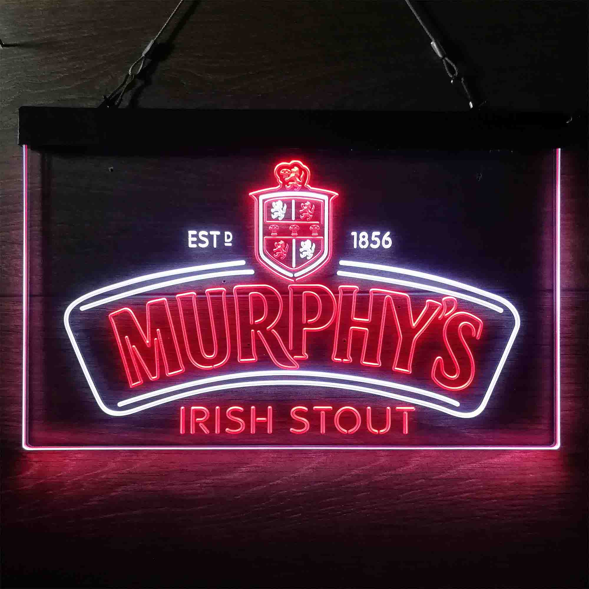 Murphy's Irish Stout Est 1856 Neon LED Sign