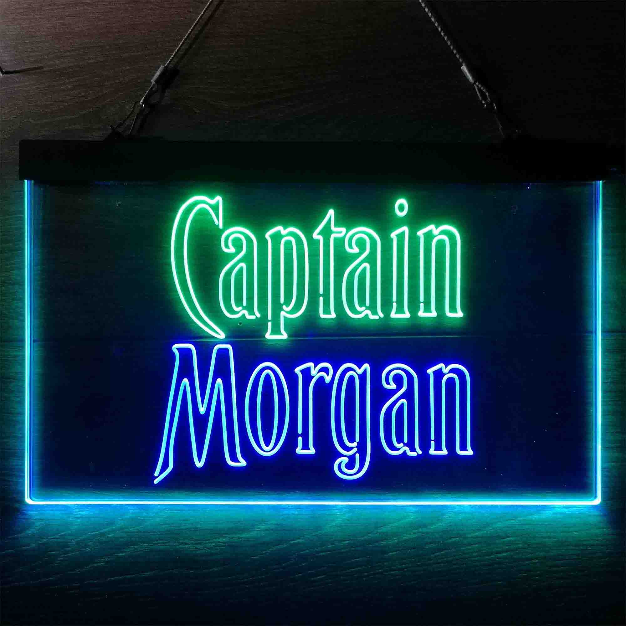 Mogan Sign Captain Morgan Wordmark Neon Sign - LED LAB CAVE