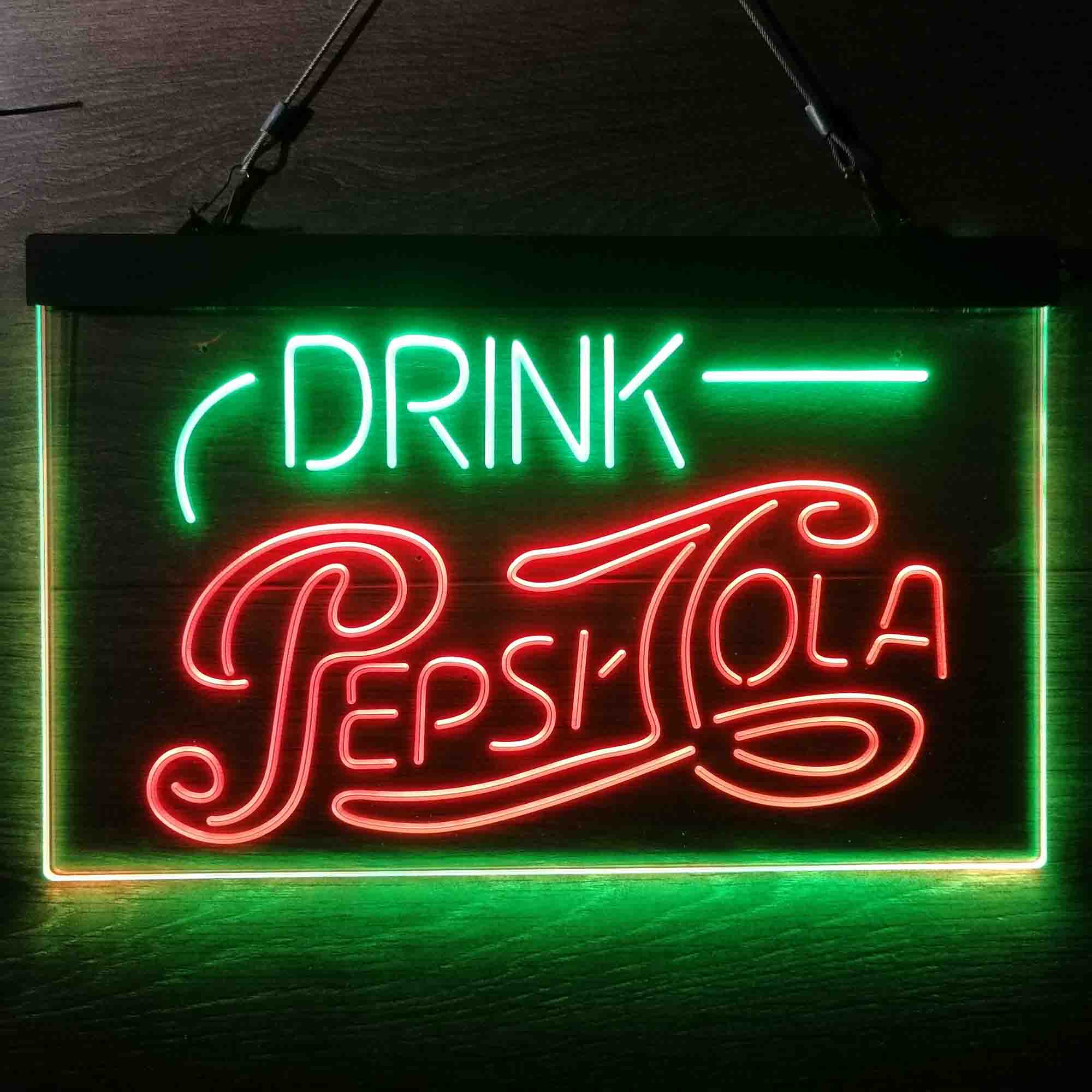 Drink Pepsi Cola Neon LED Sign