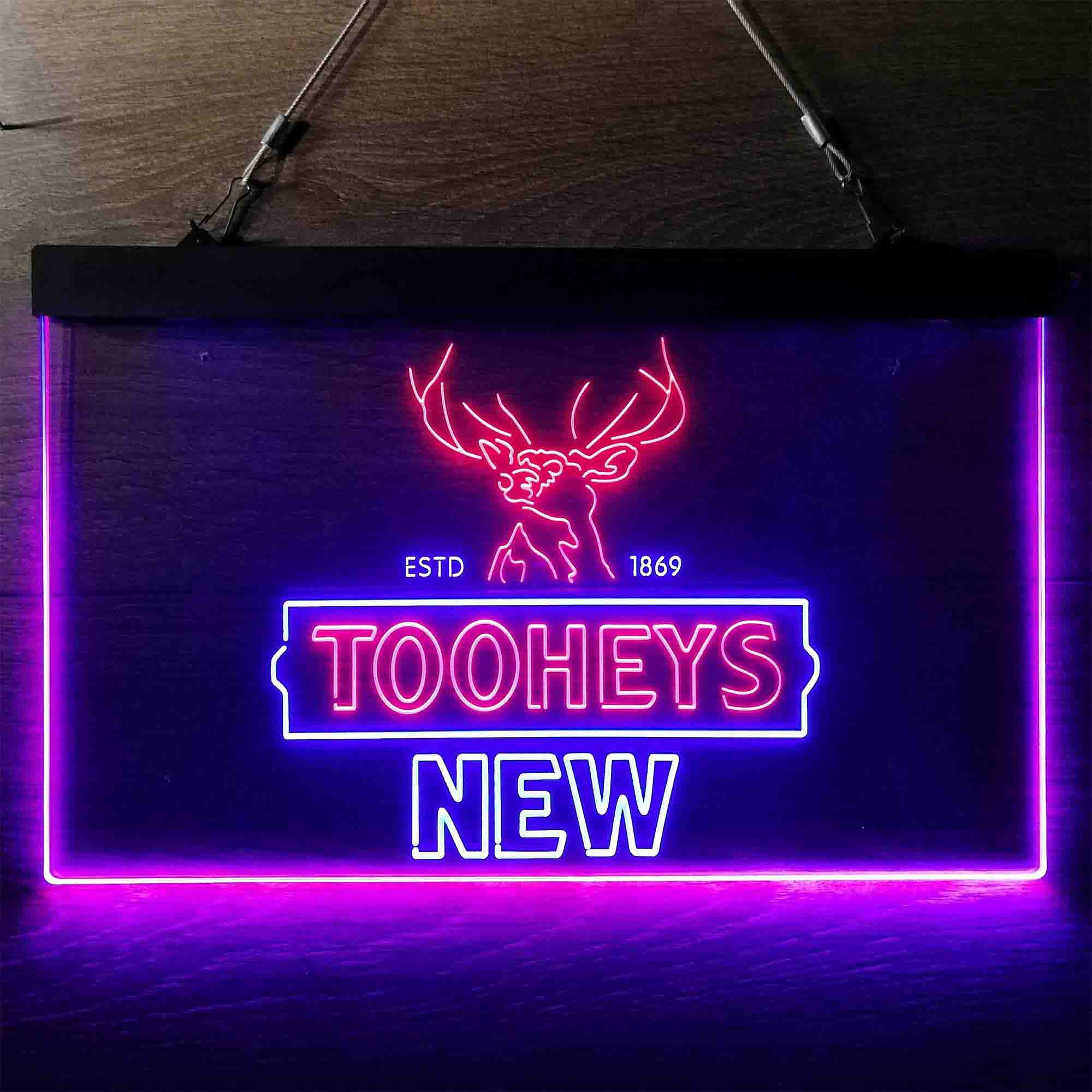 Tooheys New Beer Deer 1869 Neon LED Sign