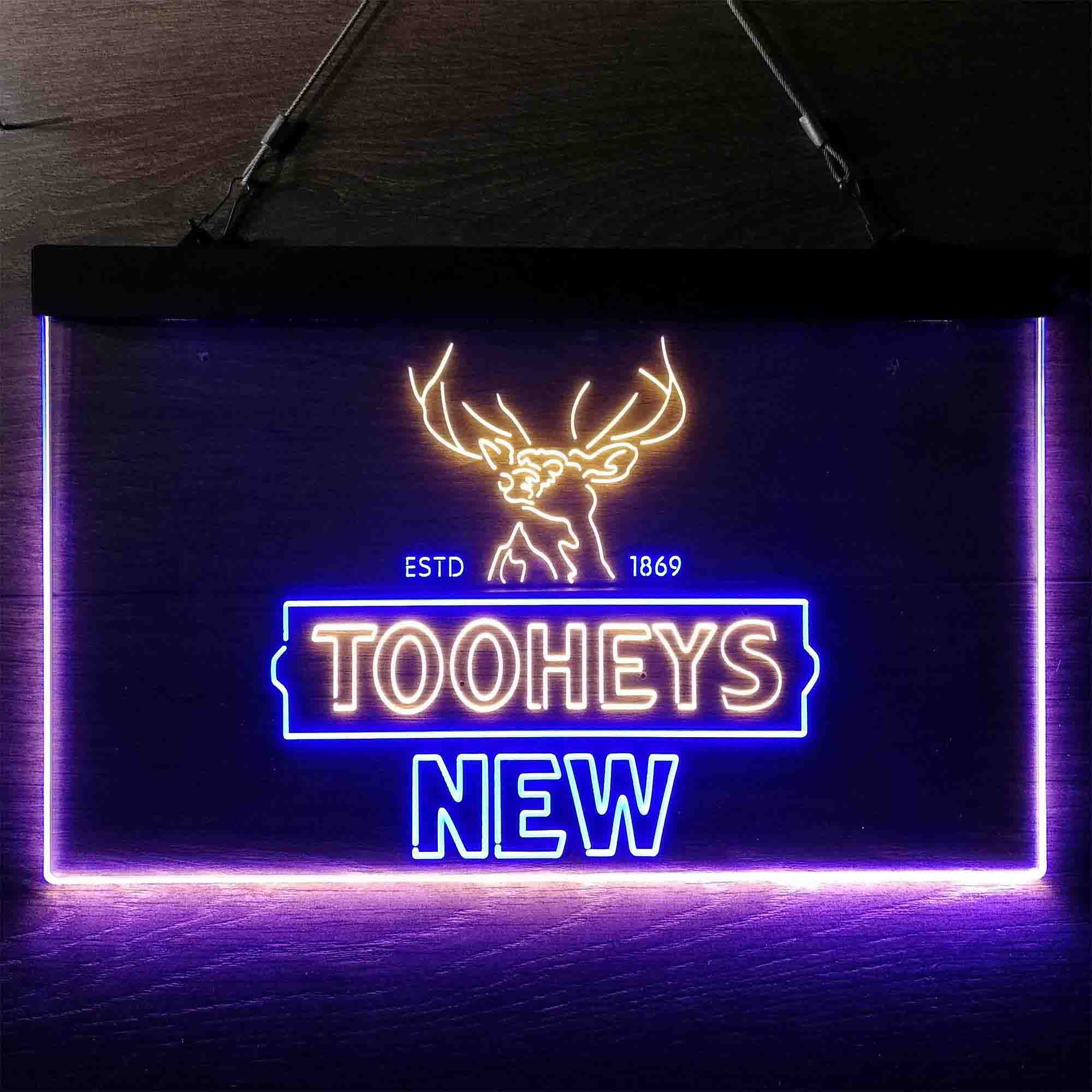 Tooheys New Beer Deer 1869 Neon LED Sign