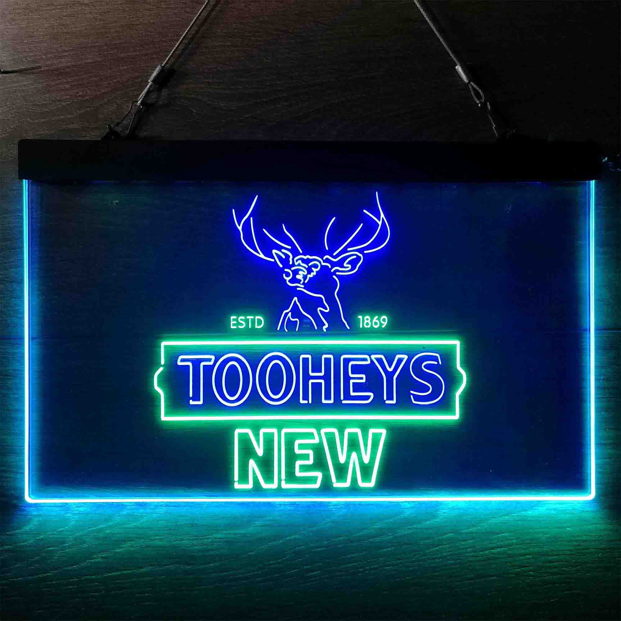 Tooheys New Beer Deer 1869 Neon LED Sign