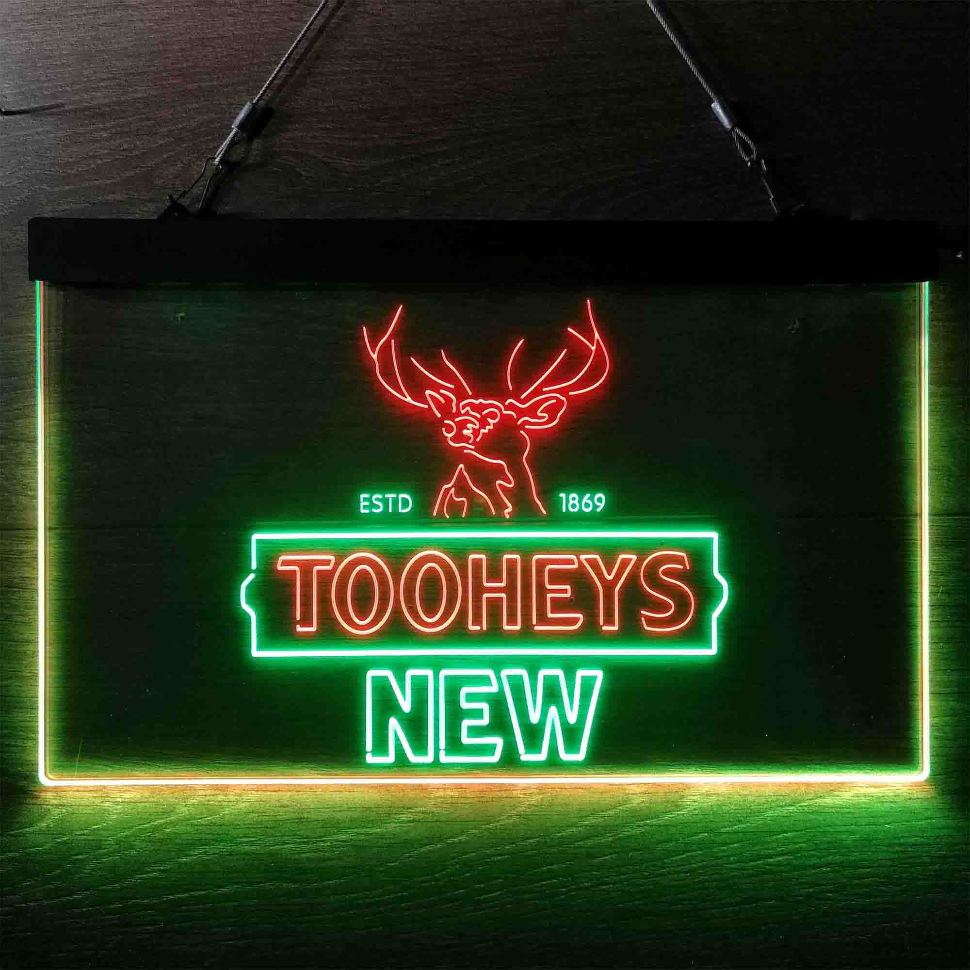 Tooheys New Beer Deer 1869 Neon LED Sign