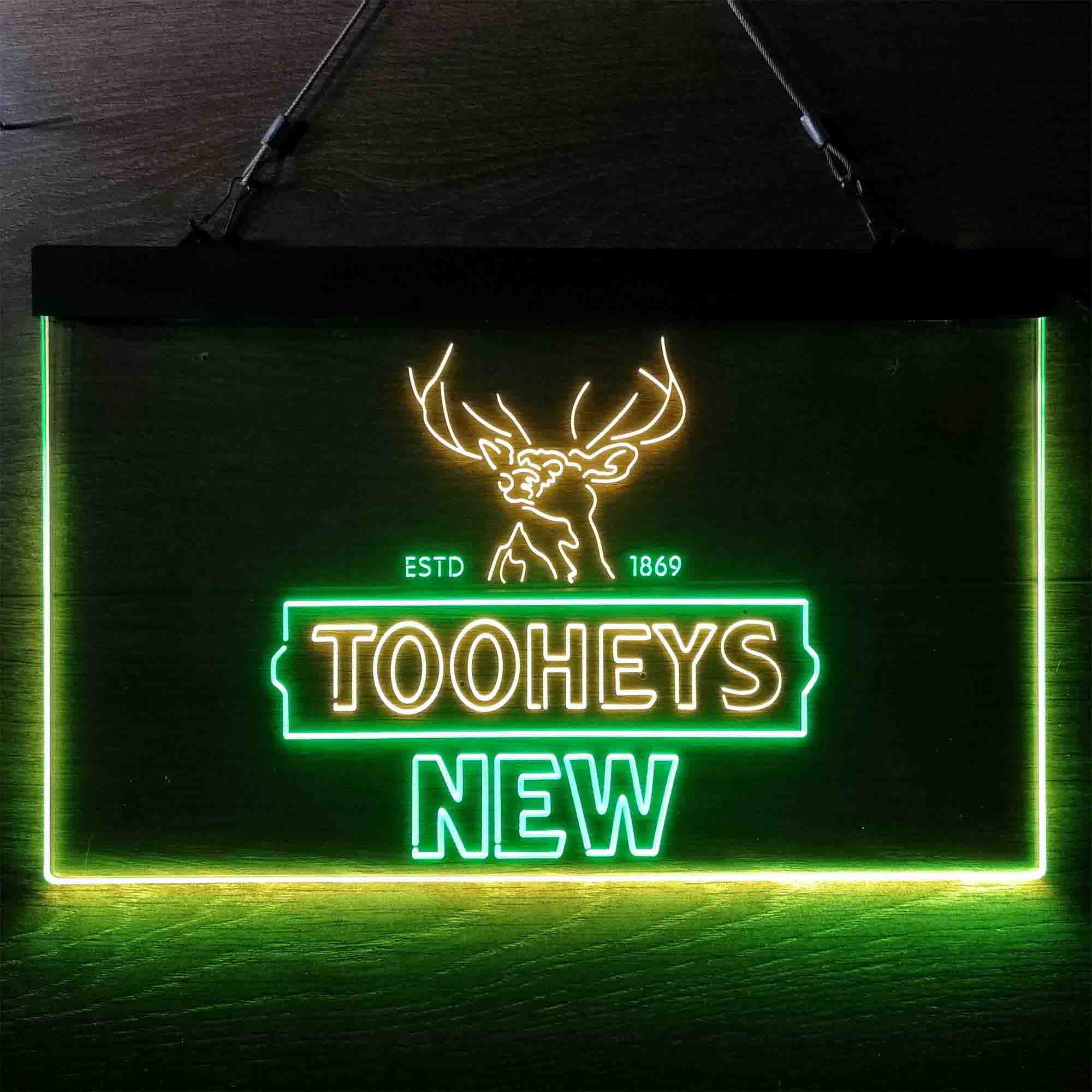 Tooheys New Beer Deer 1869 Neon LED Sign