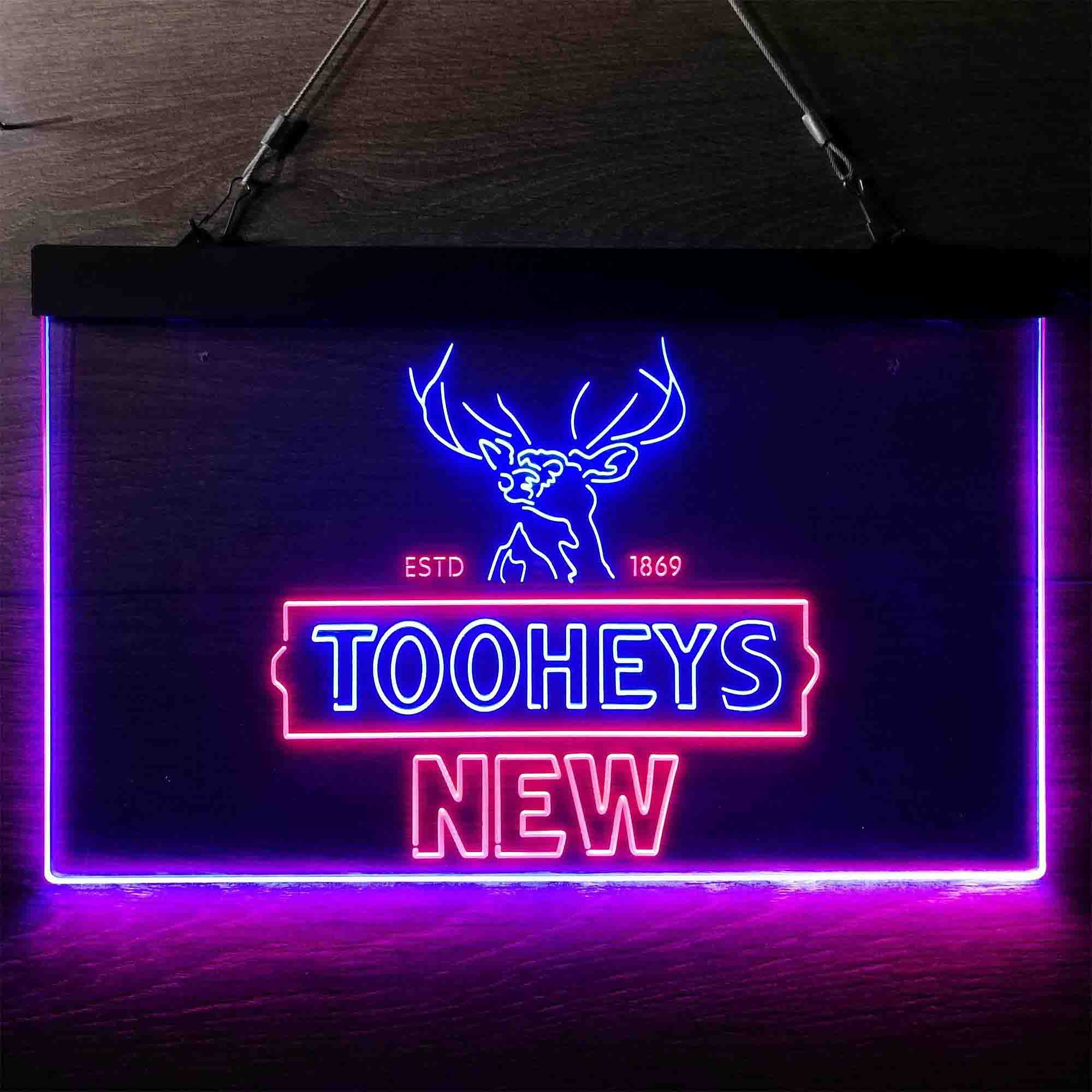 Tooheys New Beer Deer 1869 Neon LED Sign