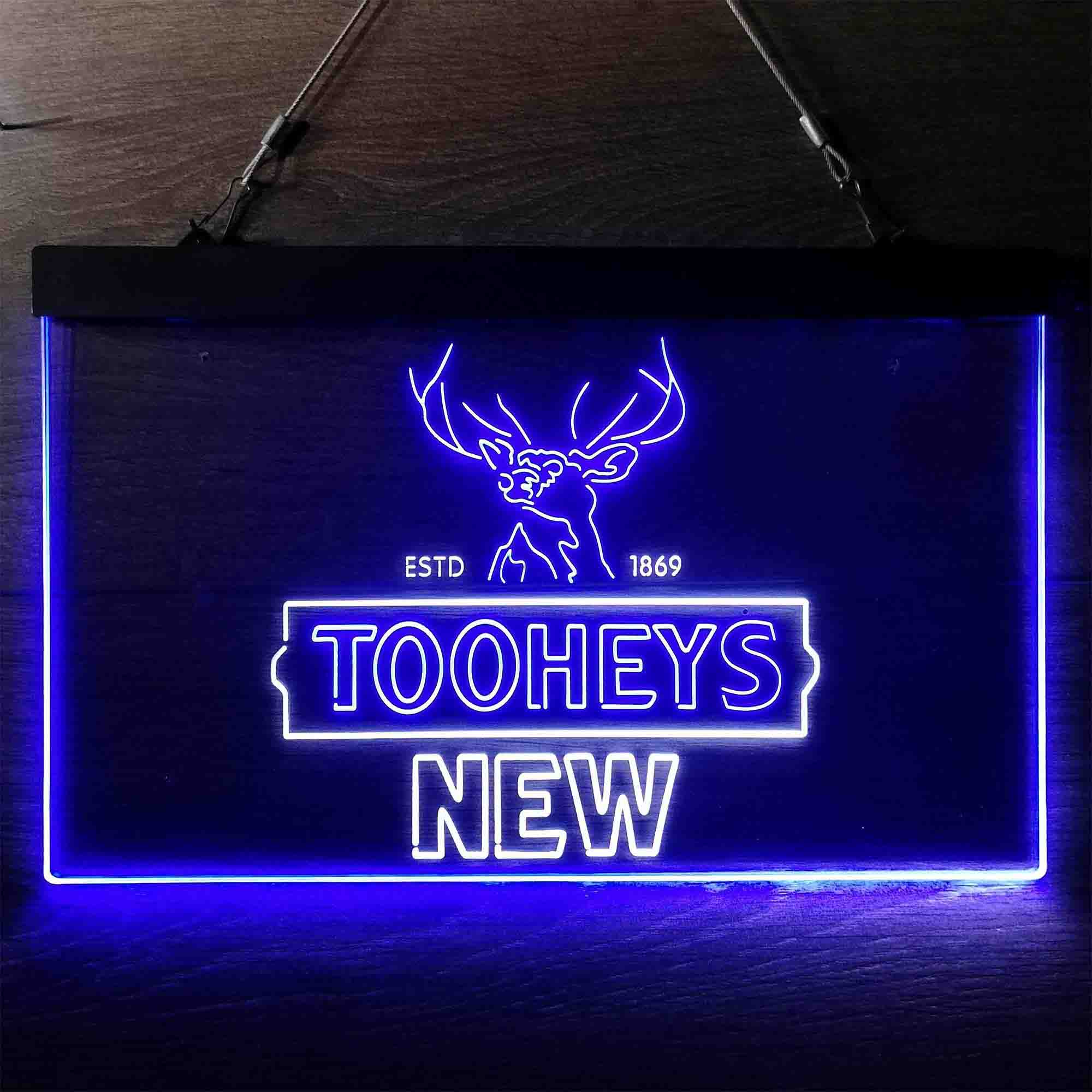 Tooheys New Beer Deer 1869 Neon LED Sign