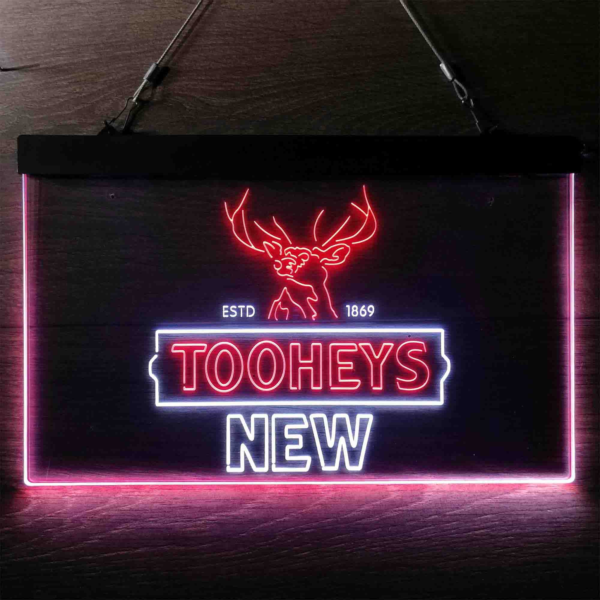 Tooheys New Beer Deer 1869 Neon LED Sign