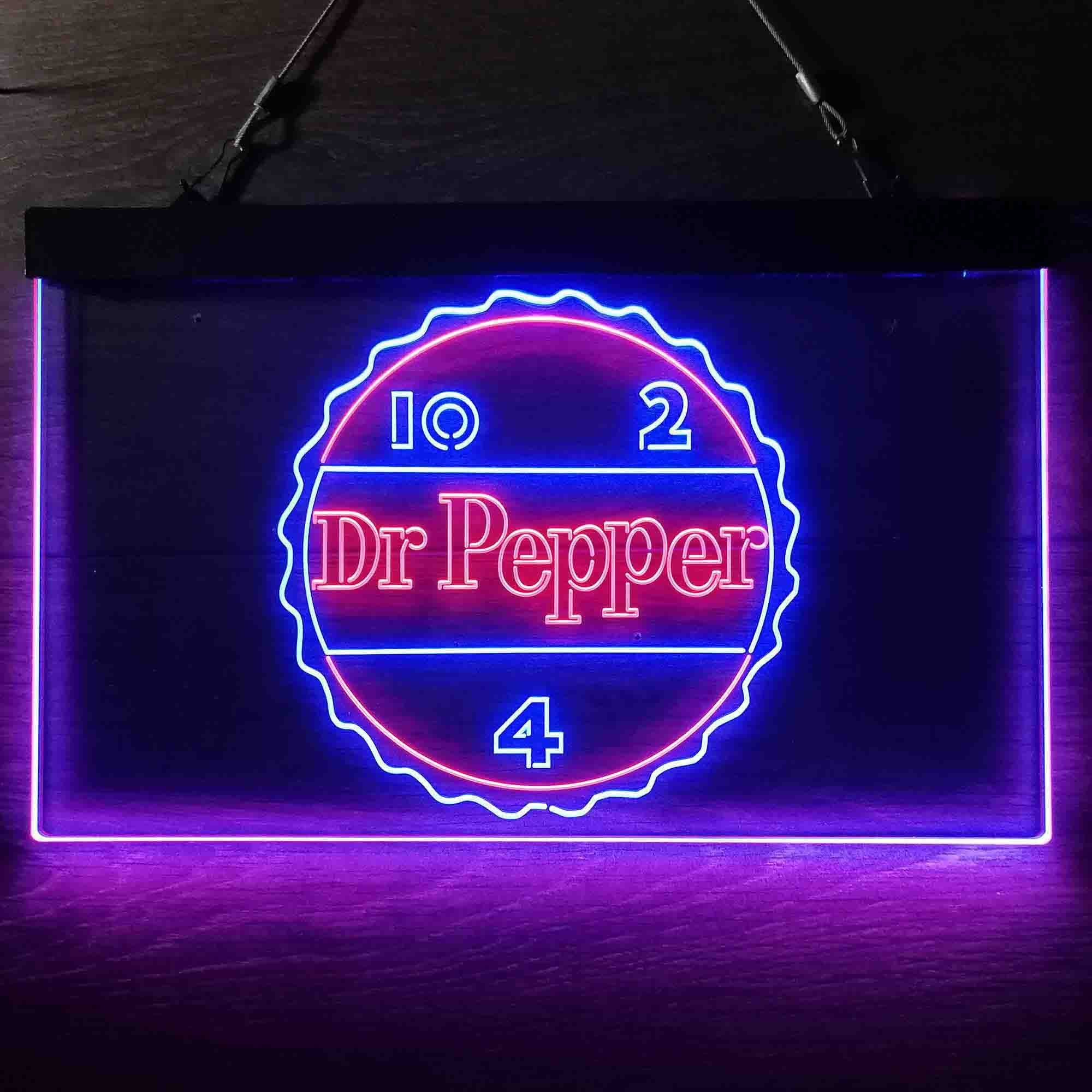 Dr Pepper 10 2 4 Drink Neon LED Sign