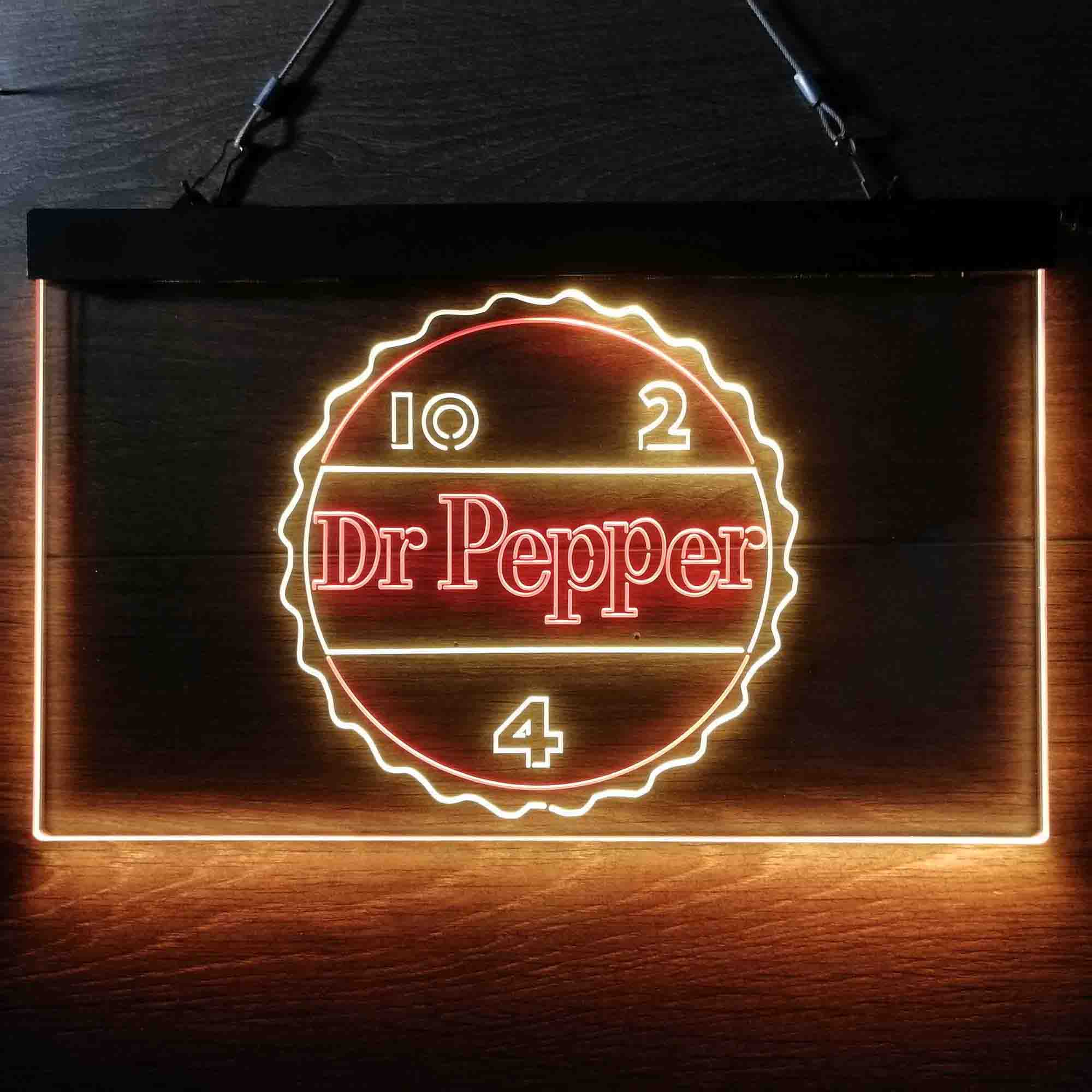 Dr Pepper 10 2 4 Drink Neon LED Sign