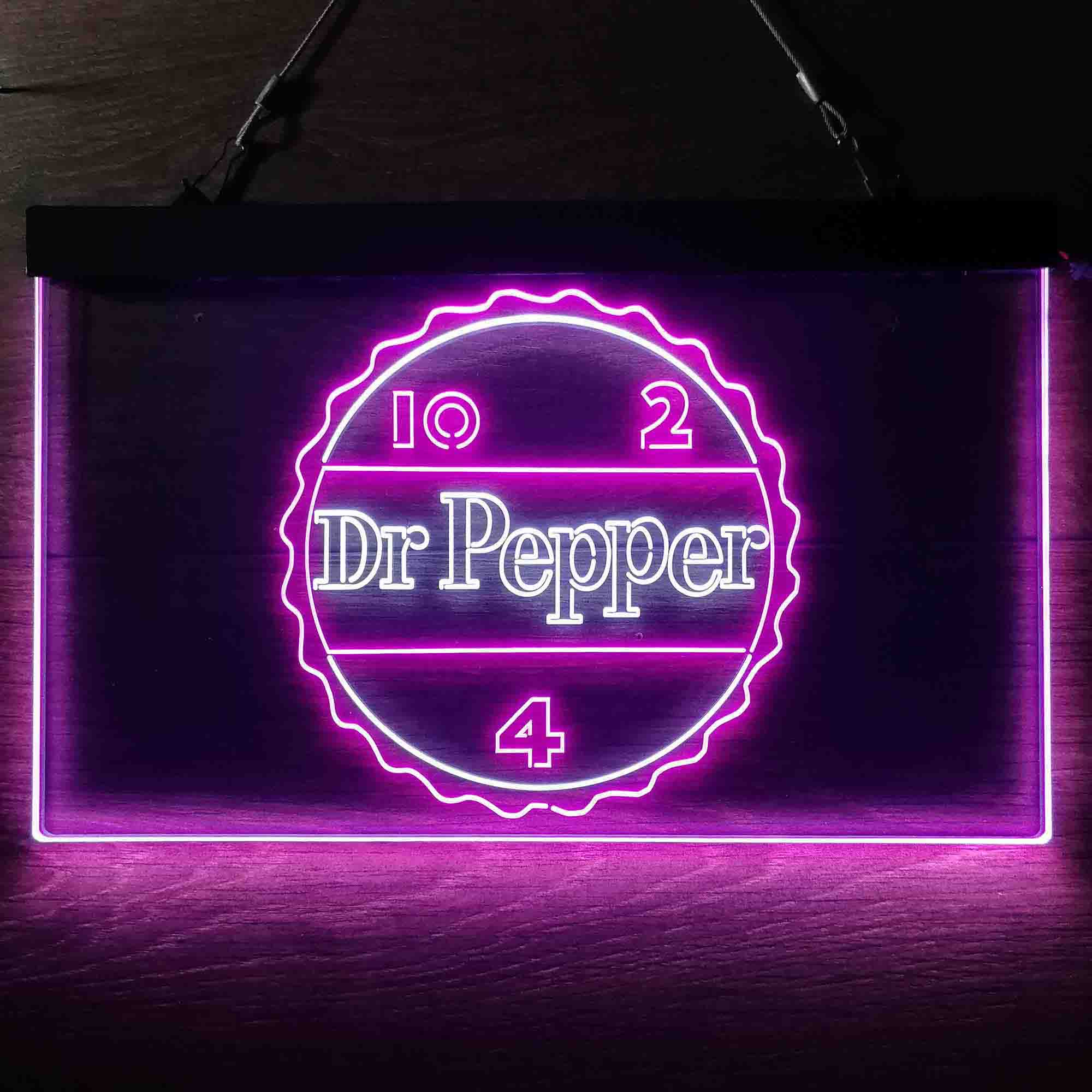 Dr Pepper 10 2 4 Drink Neon LED Sign