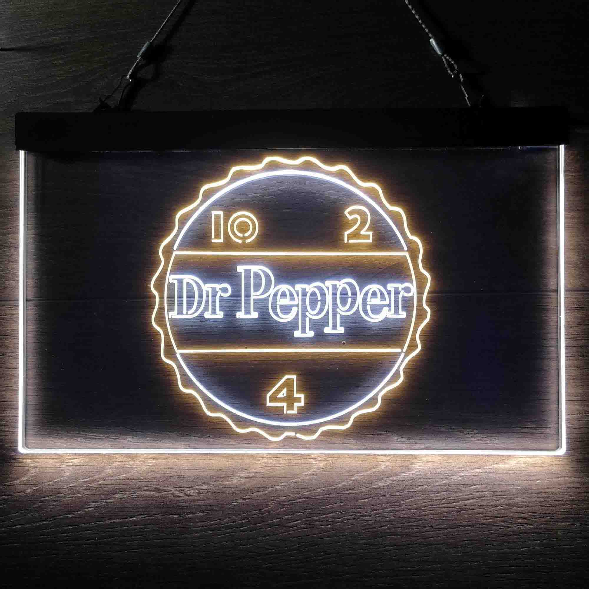 Dr Pepper 10 2 4 Drink Neon LED Sign