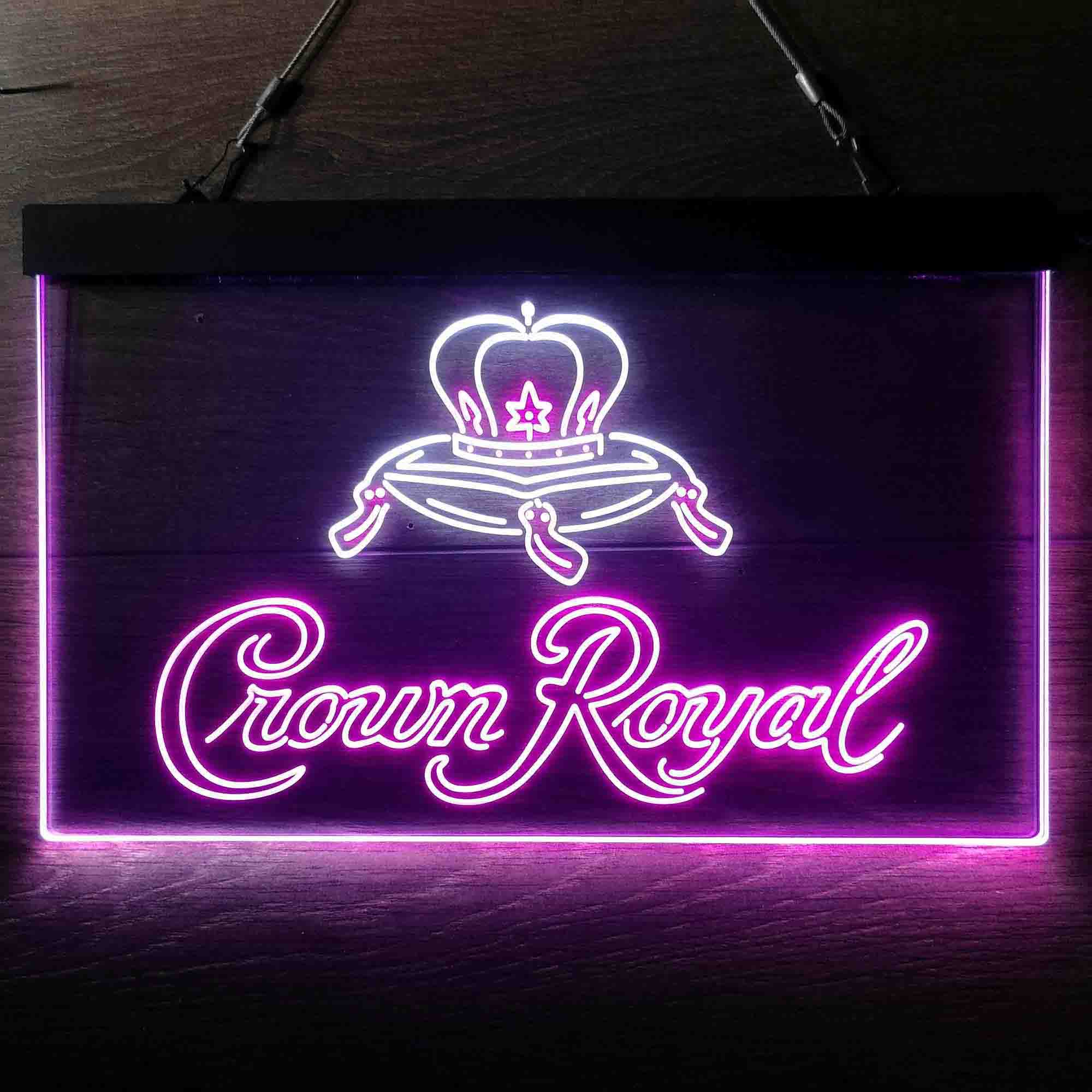 Crown Royal Delicate Line Wine Neon LED Sign