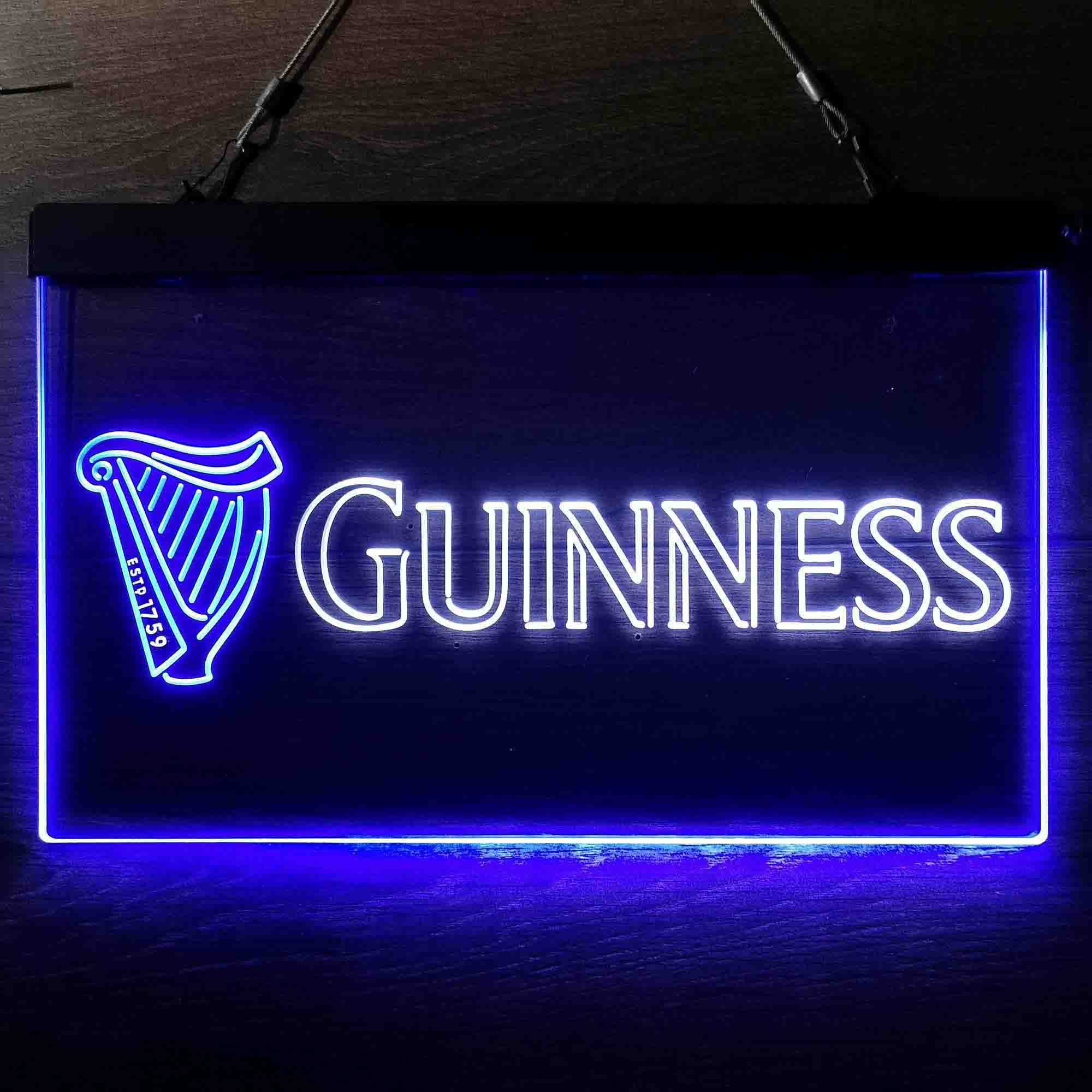 Guinness Dark Stout Beer Neon LED Sign