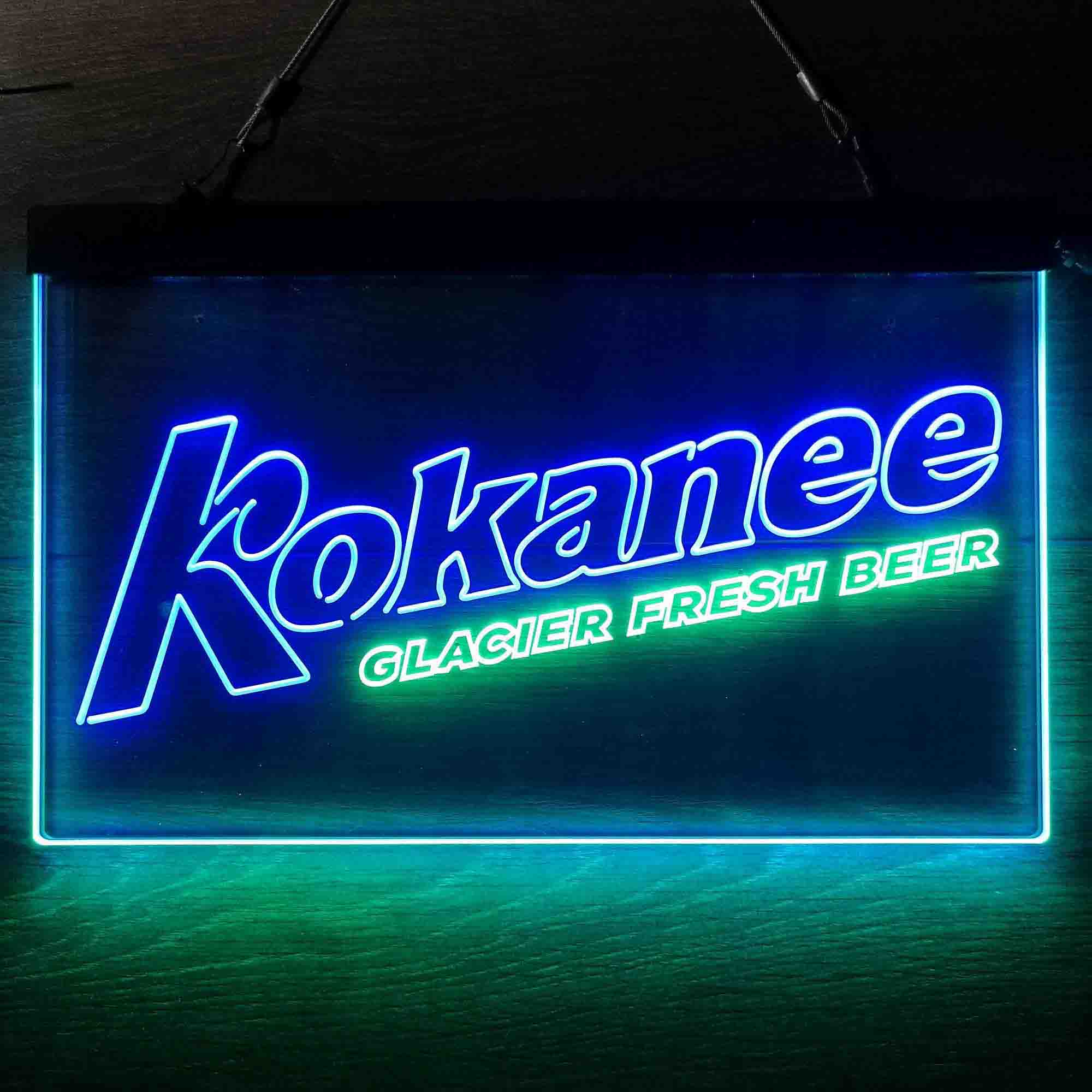 Kokanee Glacier Fresh Beer Neon LED Sign