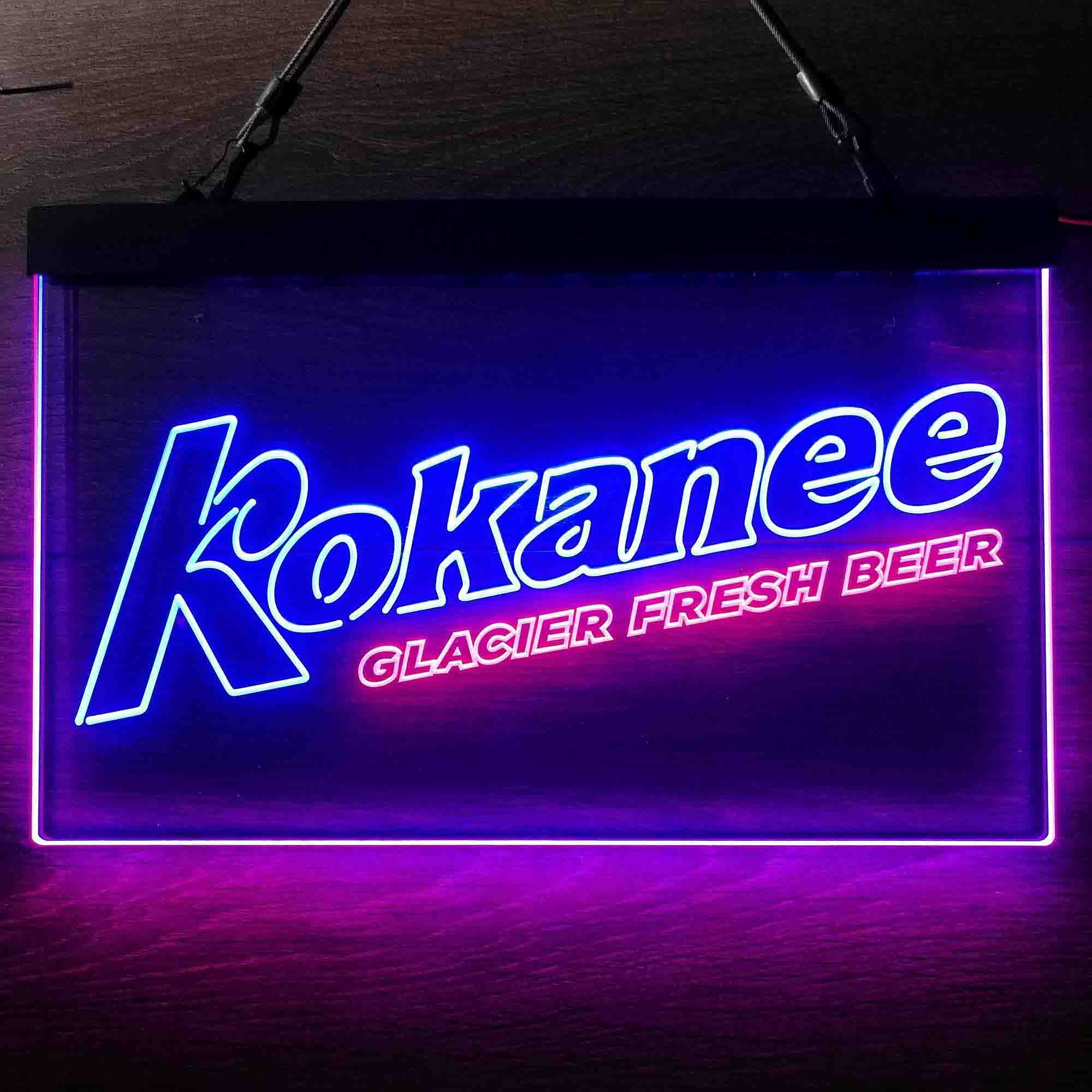 Kokanee Glacier Fresh Beer Neon LED Sign