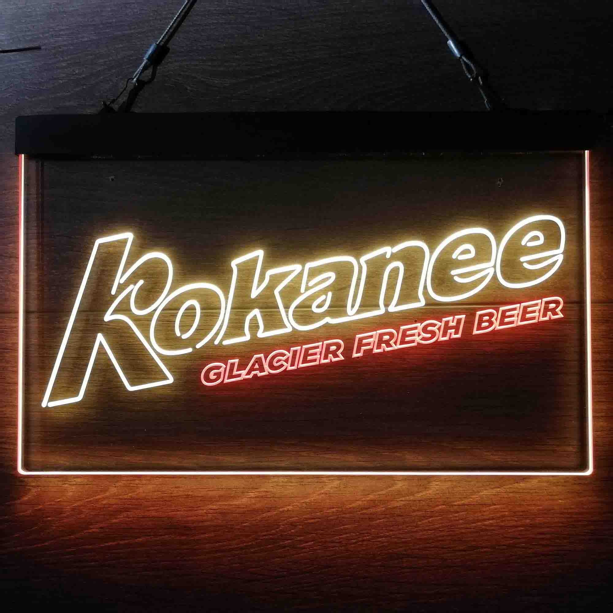 Kokanee Glacier Fresh Beer Neon LED Sign