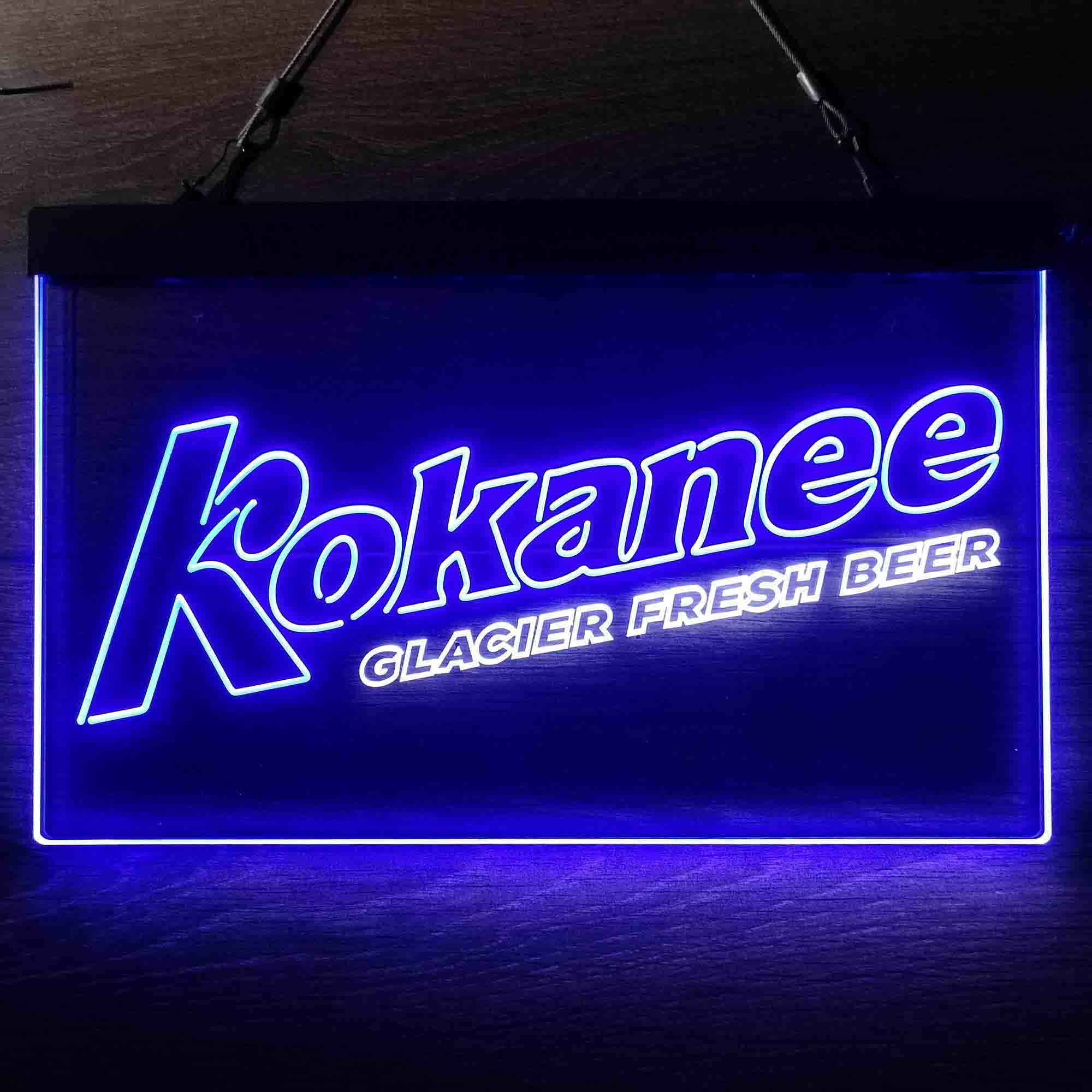 Kokanee Glacier Fresh Beer Neon LED Sign