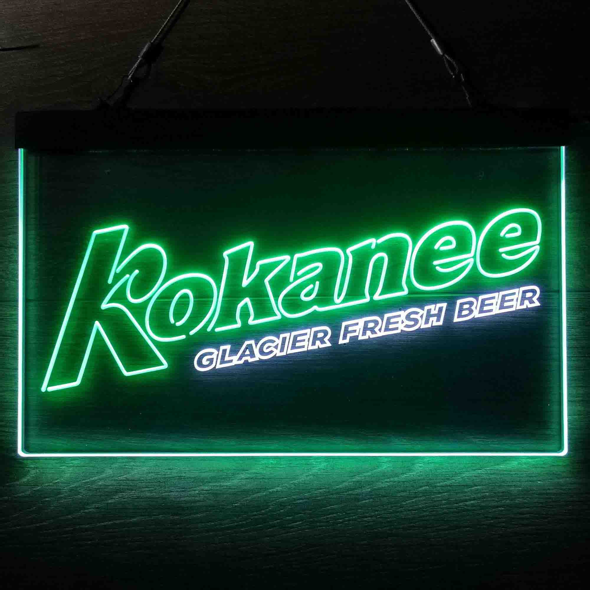 Kokanee Glacier Fresh Beer Neon LED Sign