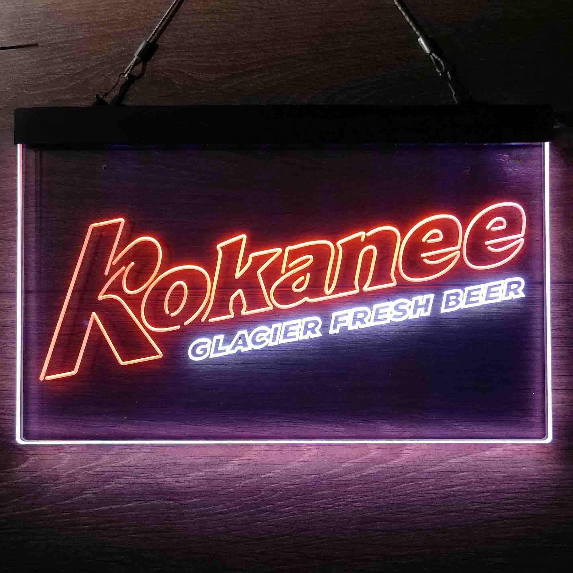 Kokanee Glacier Fresh Beer Neon LED Sign