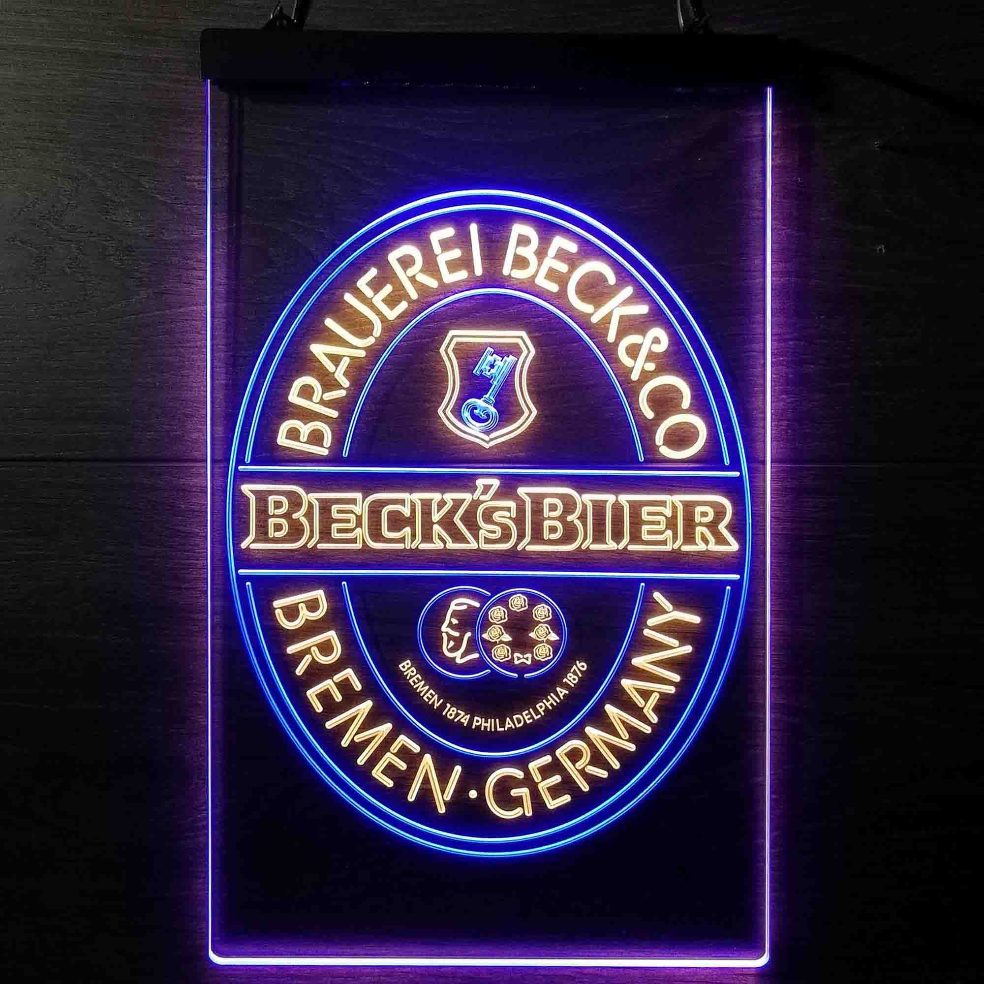 Beck's Bier Beer Neon LED Sign