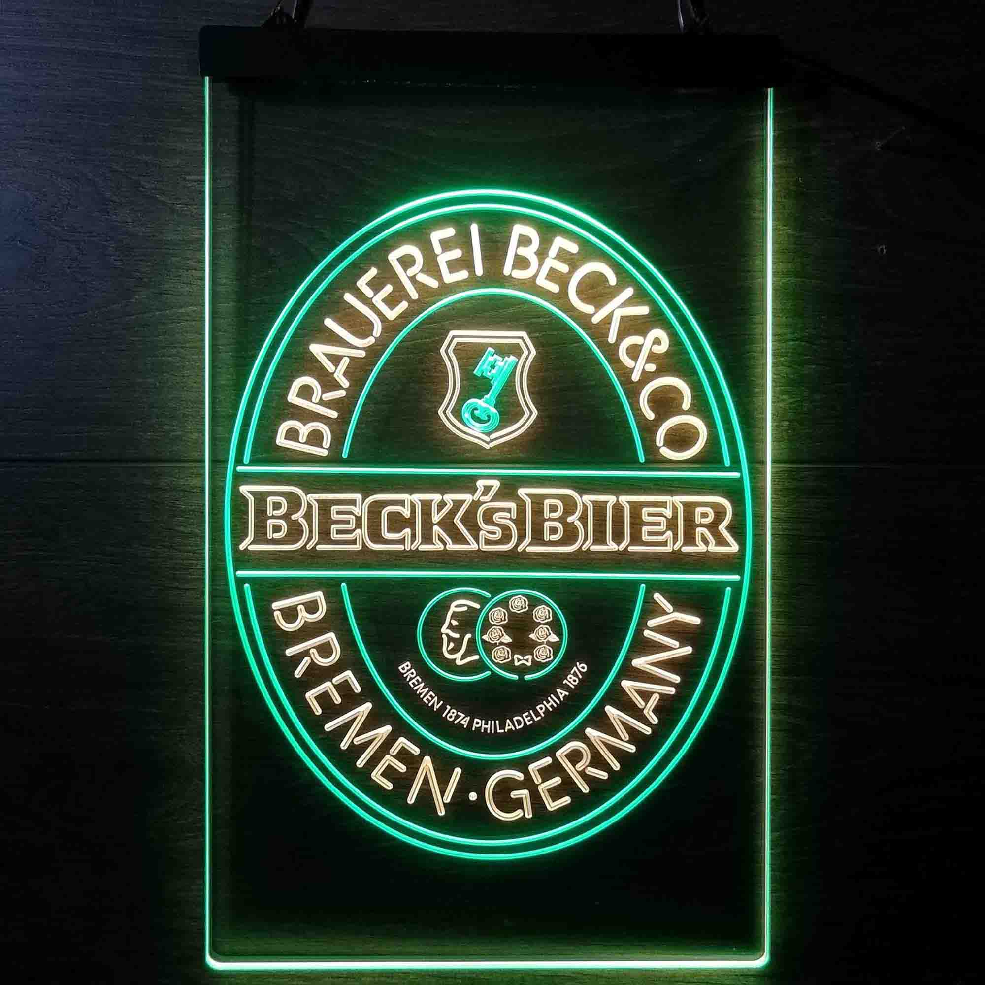 Beck's Bier Beer Neon LED Sign