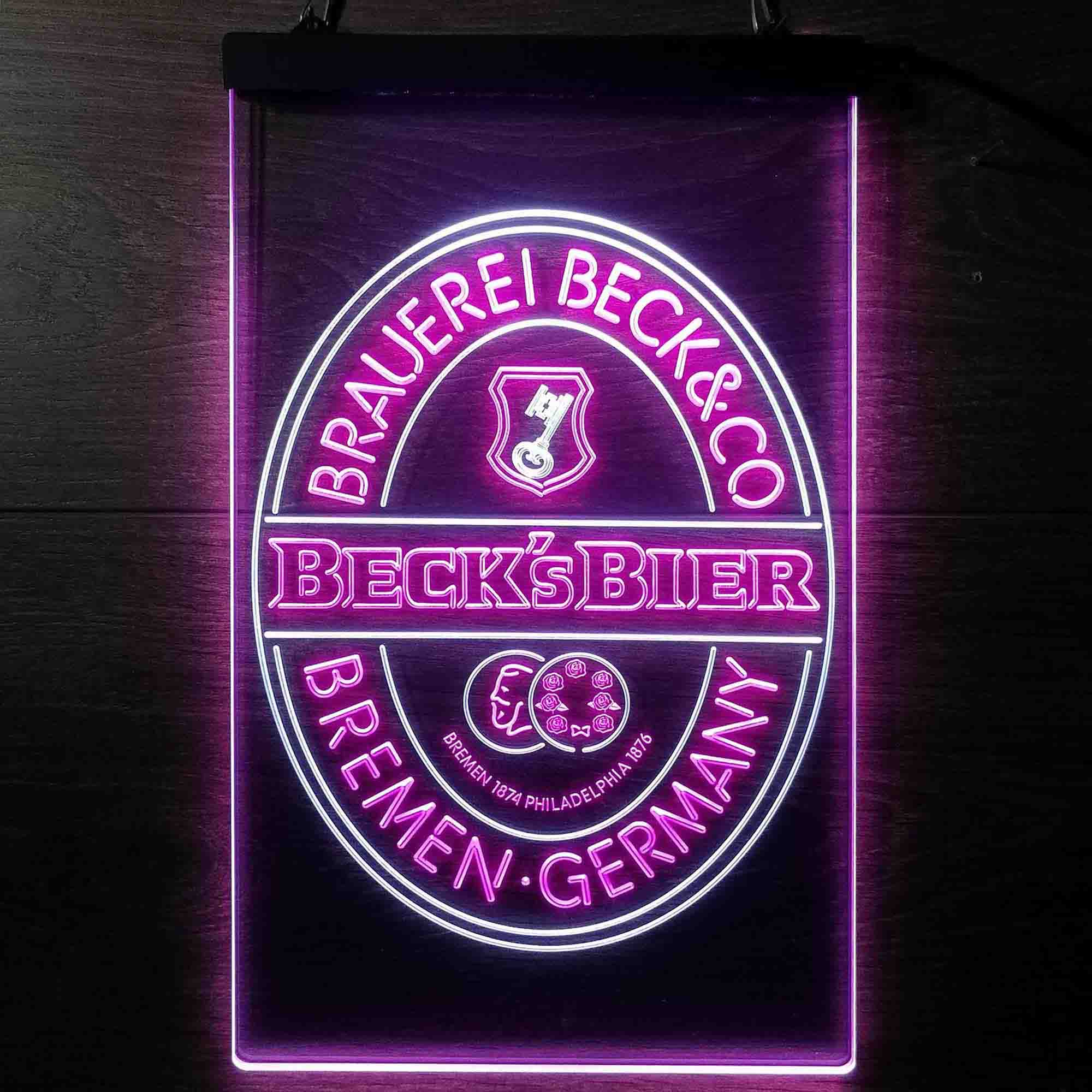 Beck's Bier Beer Neon LED Sign