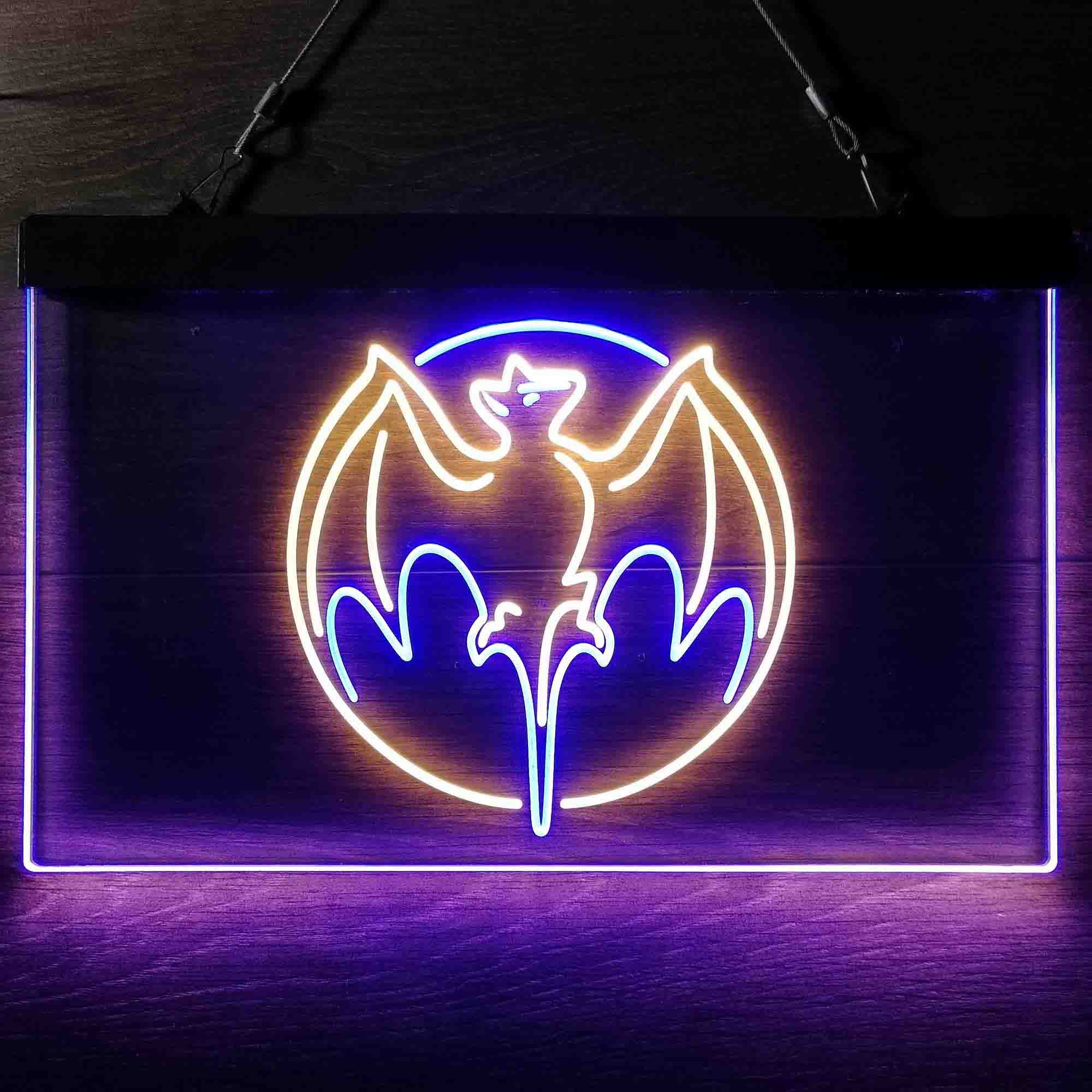 Bacardi Rum Bat Neon LED Sign