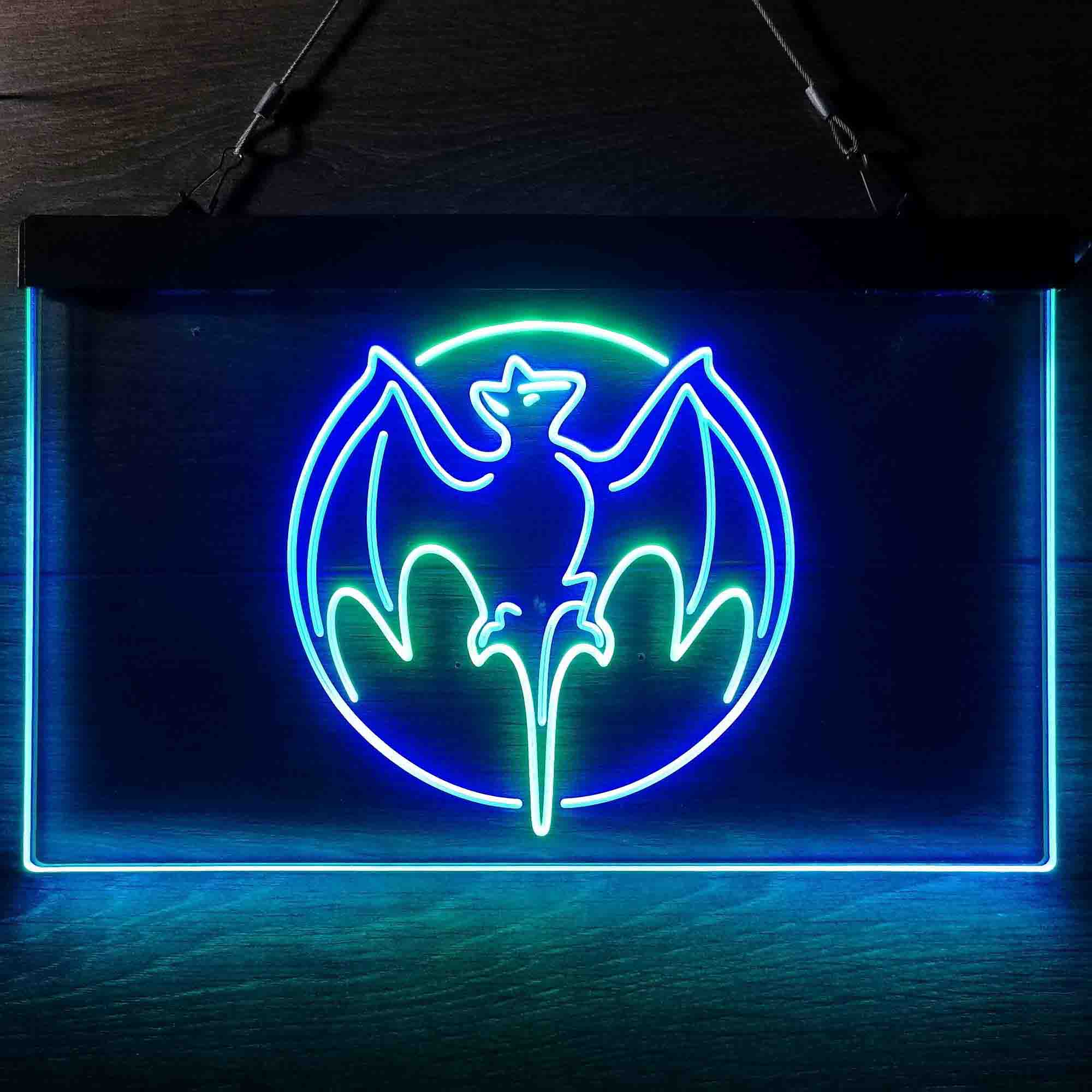 Bacardi Rum Bat Neon LED Sign