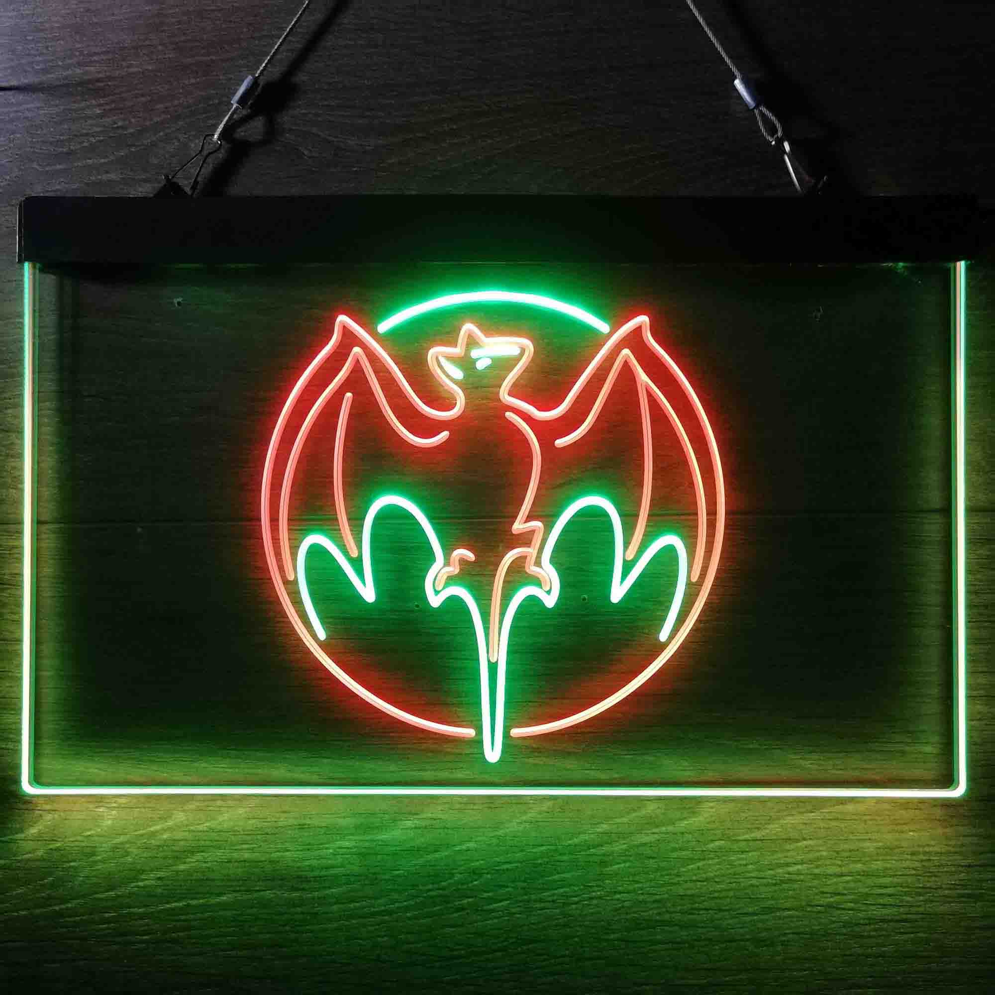 Bacardi Rum Bat Neon LED Sign