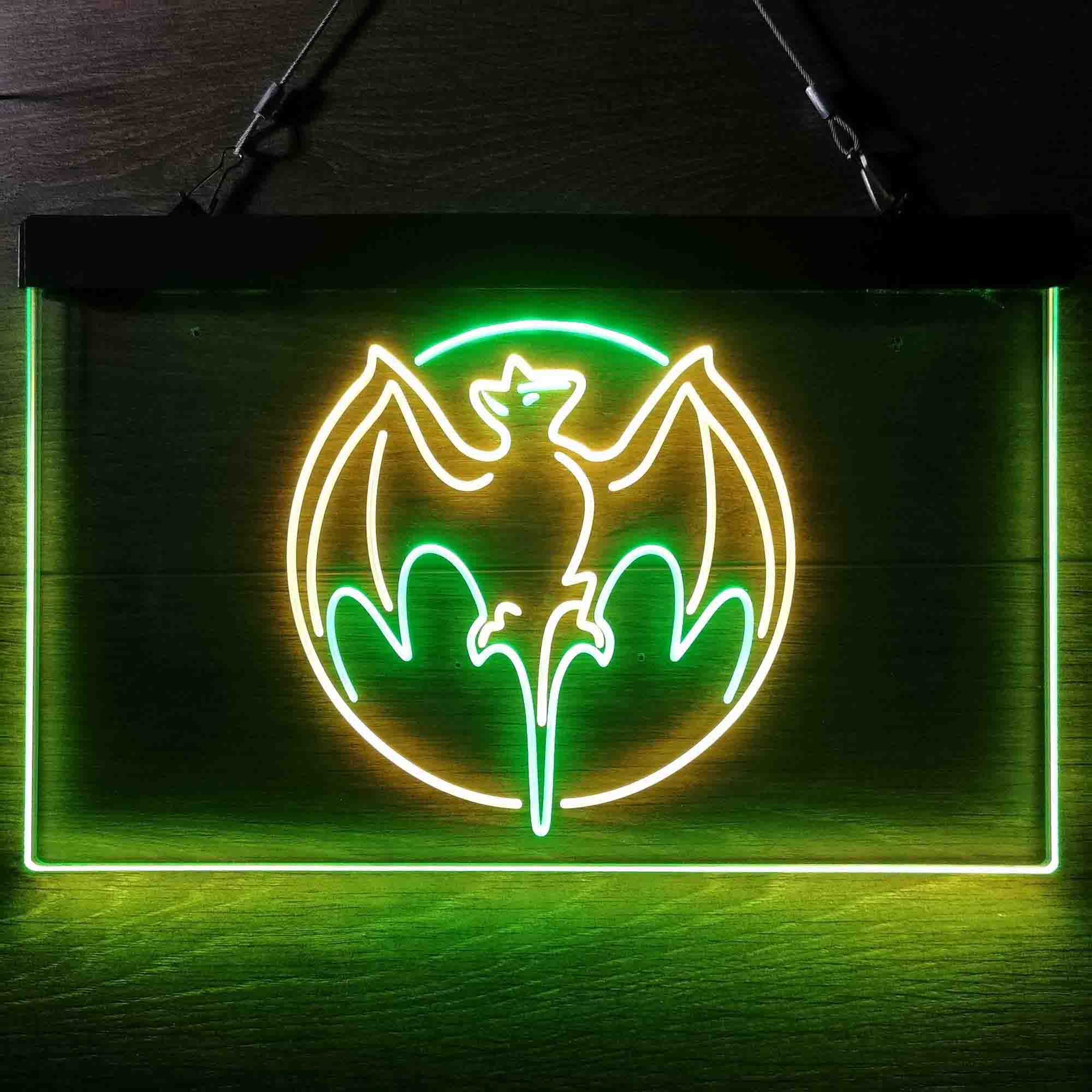 Bacardi Rum Bat Neon LED Sign