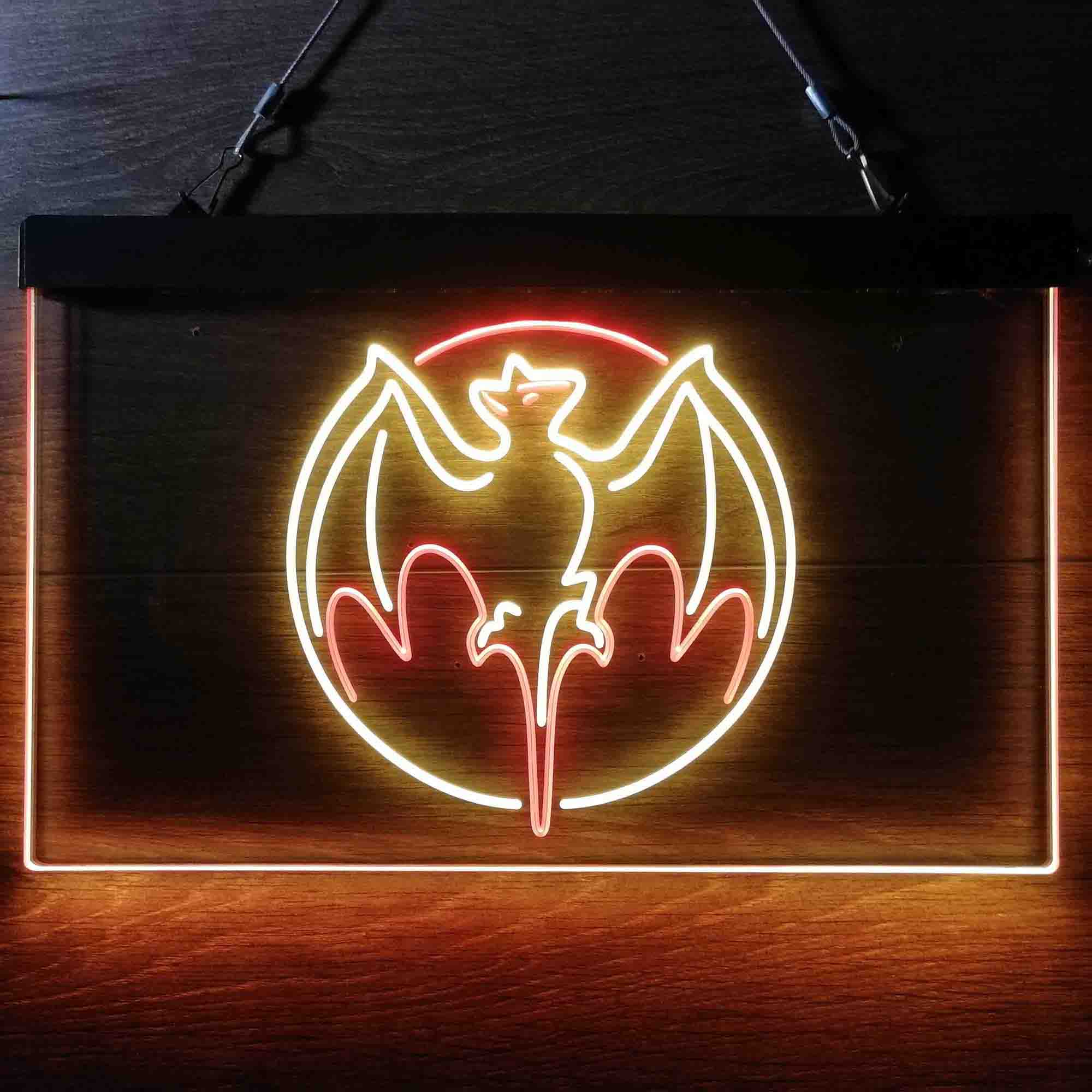 Bacardi Rum Bat Neon LED Sign