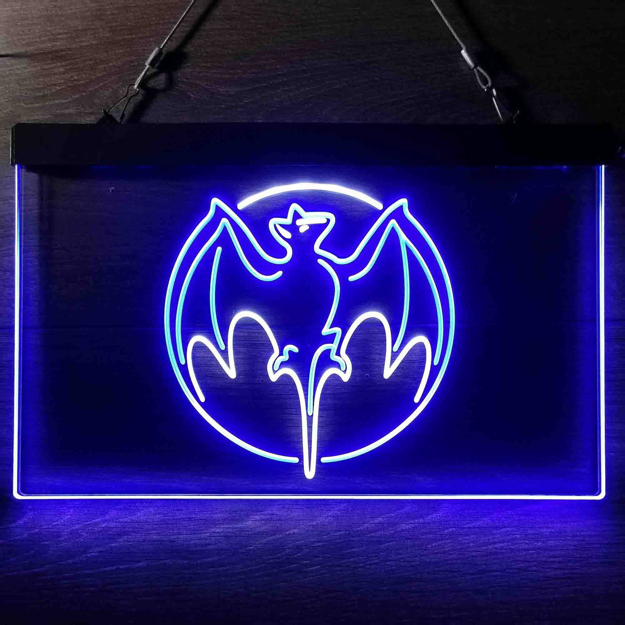 Bacardi Rum Bat Neon LED Sign