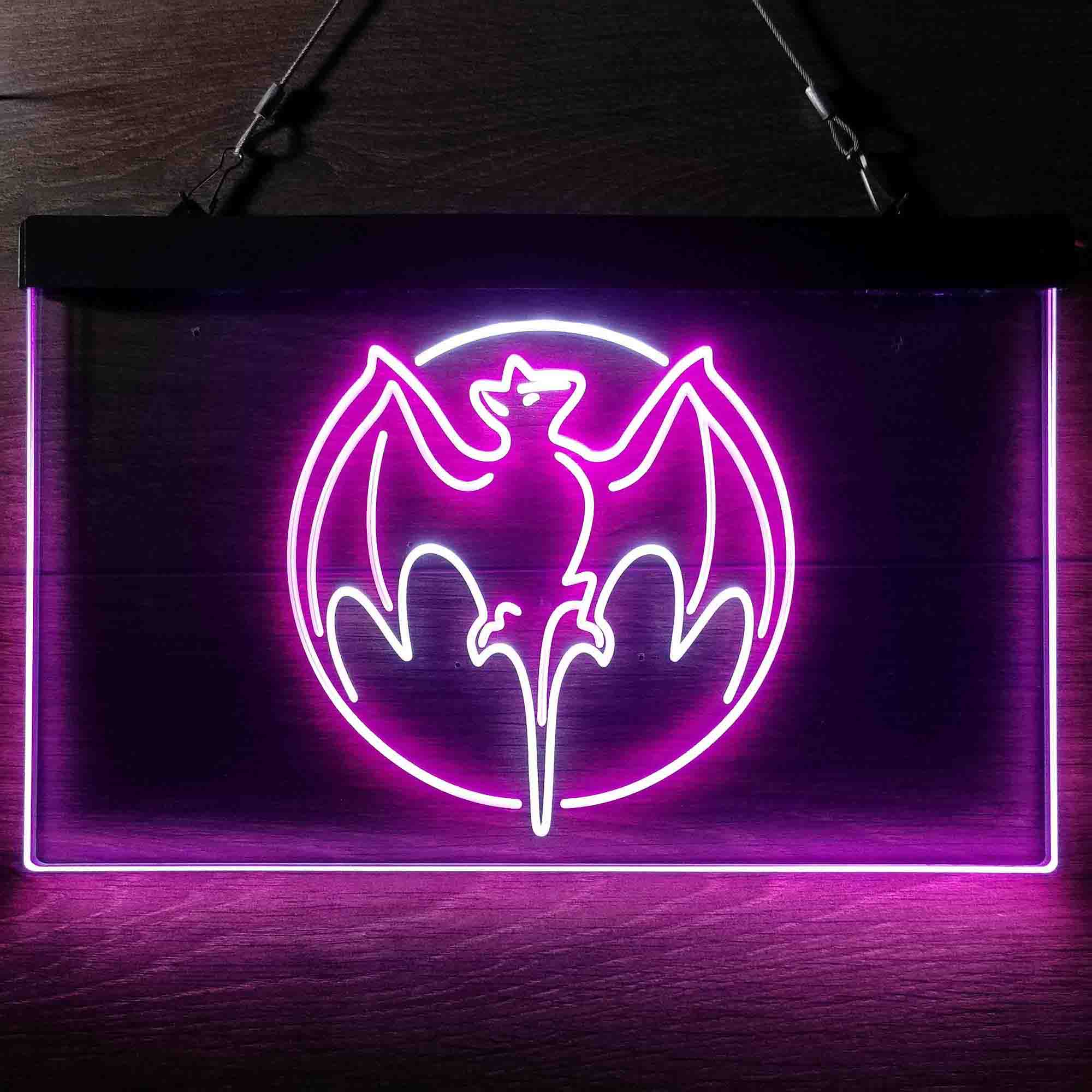 Bacardi Rum Bat Neon LED Sign