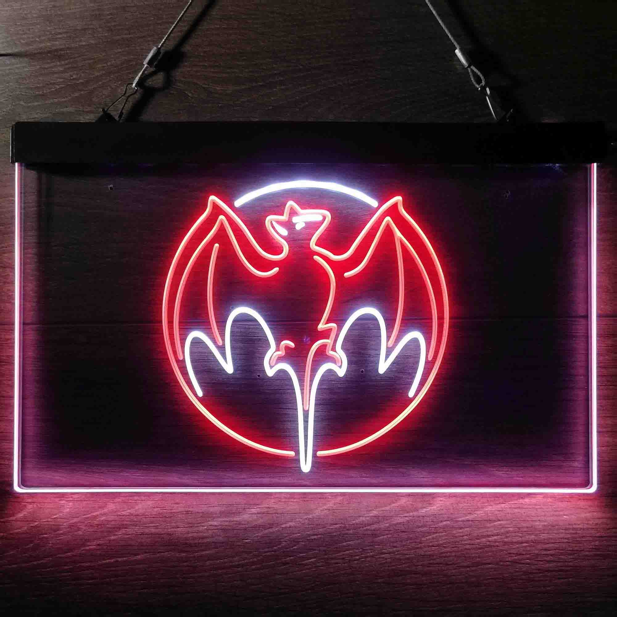 Bacardi Rum Bat Neon LED Sign