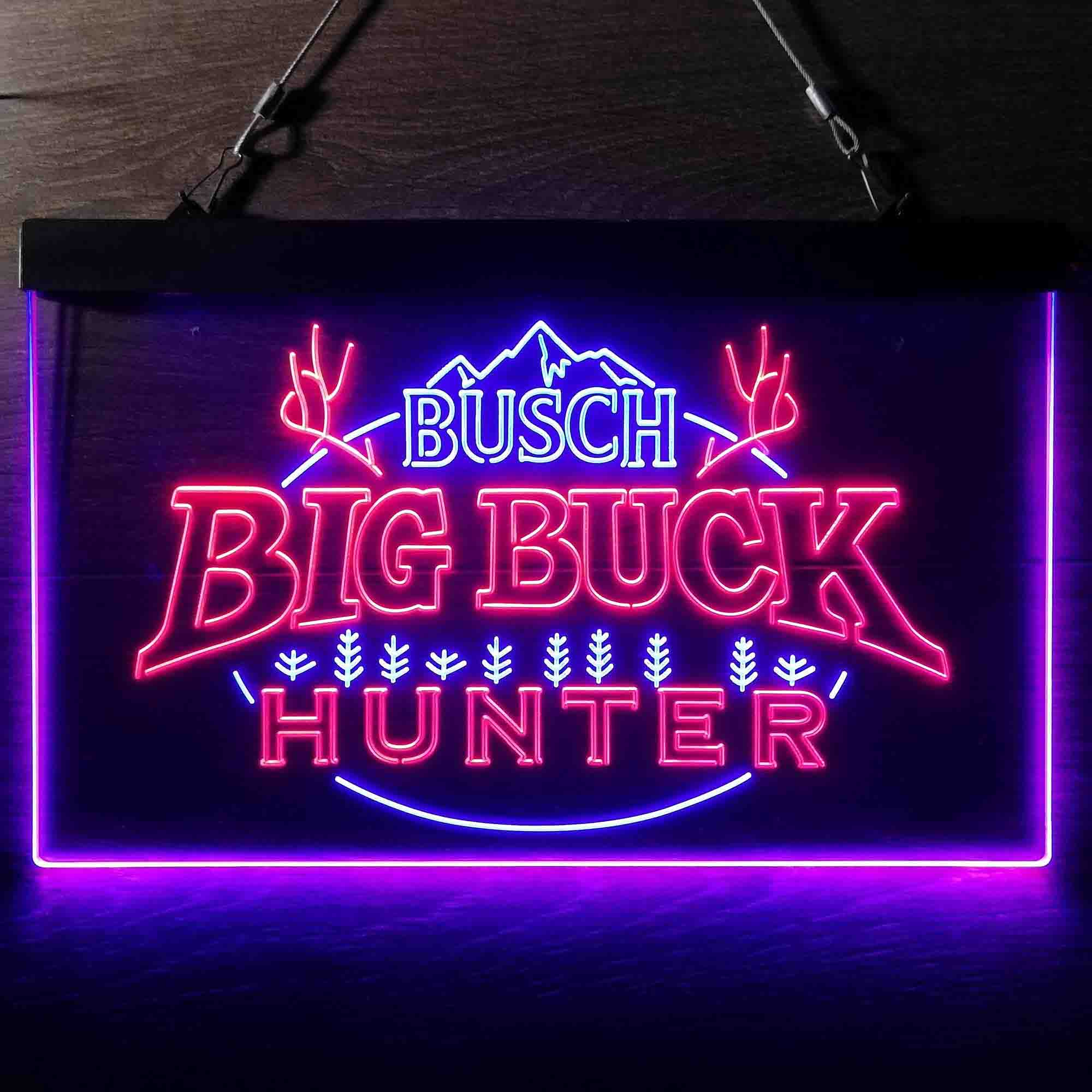 Busch Big Buck Hunter Neon LED Sign