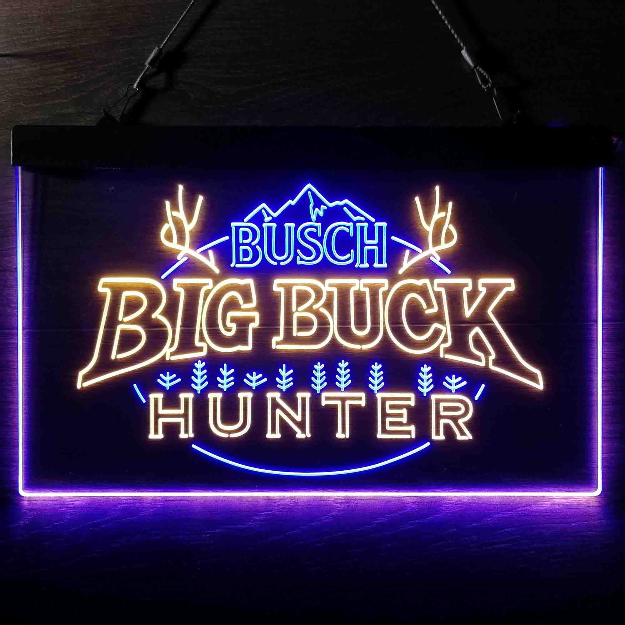 Busch Big Buck Hunter Neon LED Sign