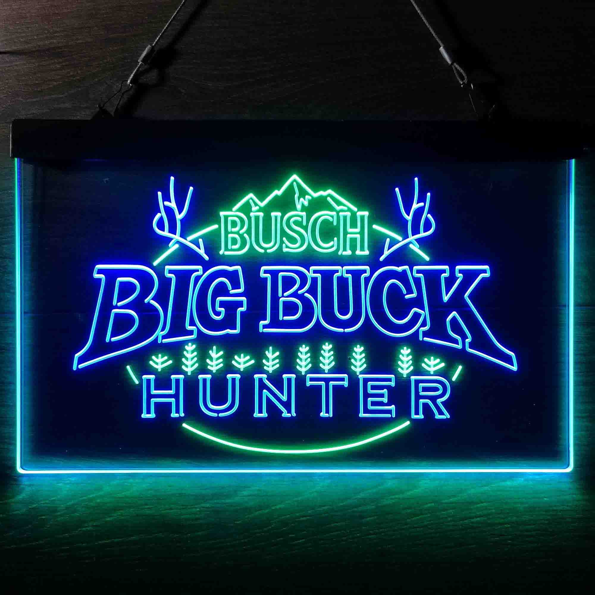 Busch Big Buck Hunter Neon LED Sign