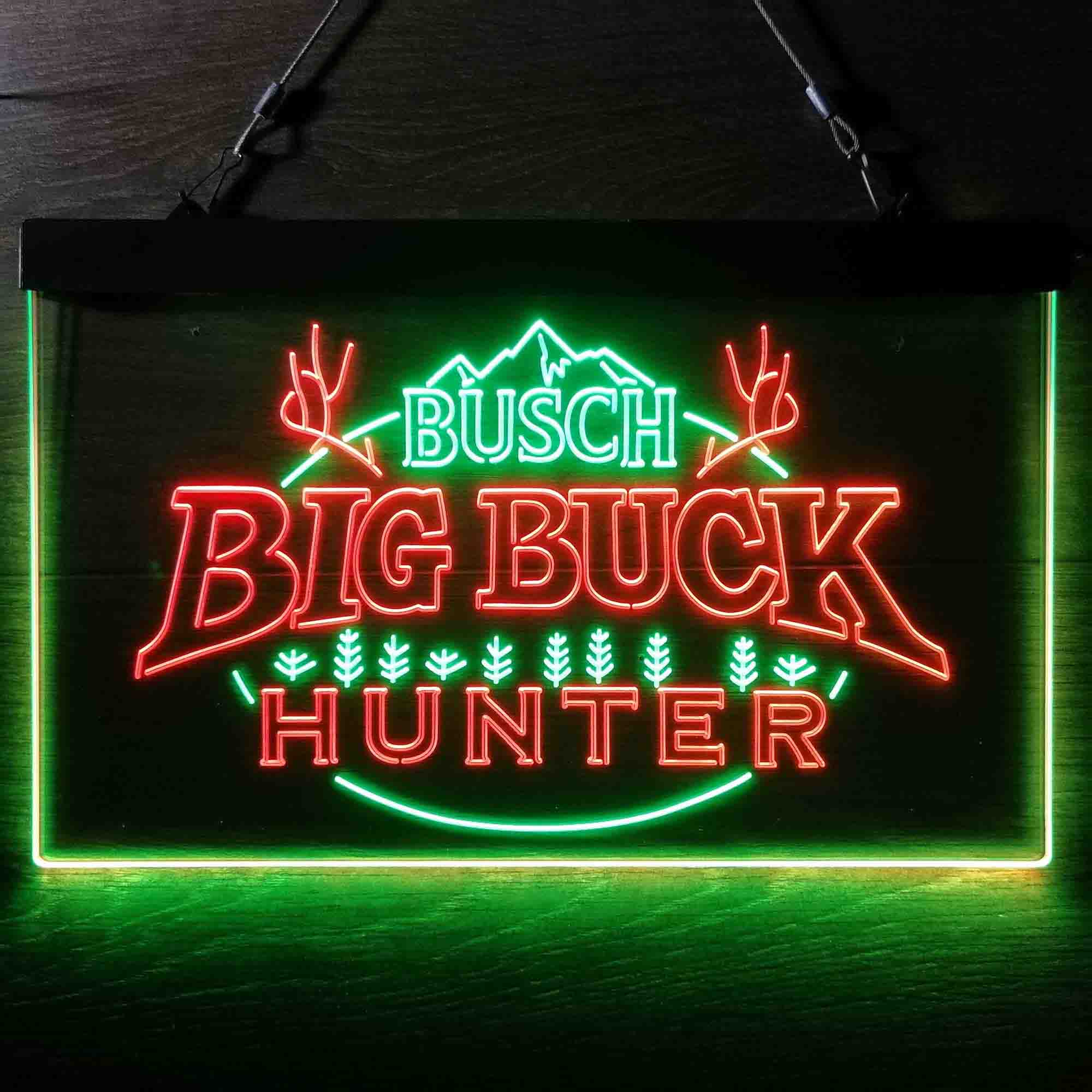 Busch Big Buck Hunter Neon LED Sign