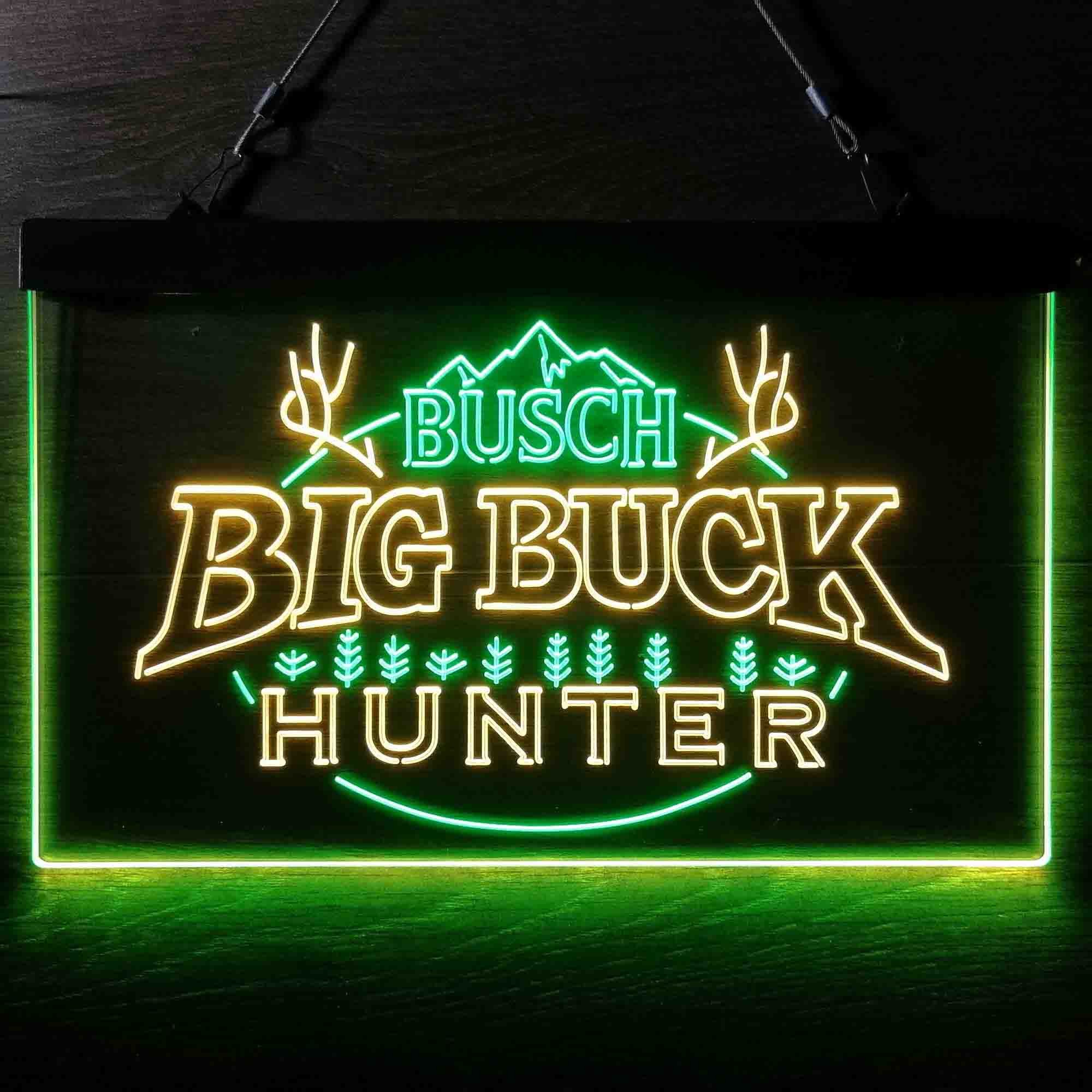 Busch Big Buck Hunter Neon LED Sign