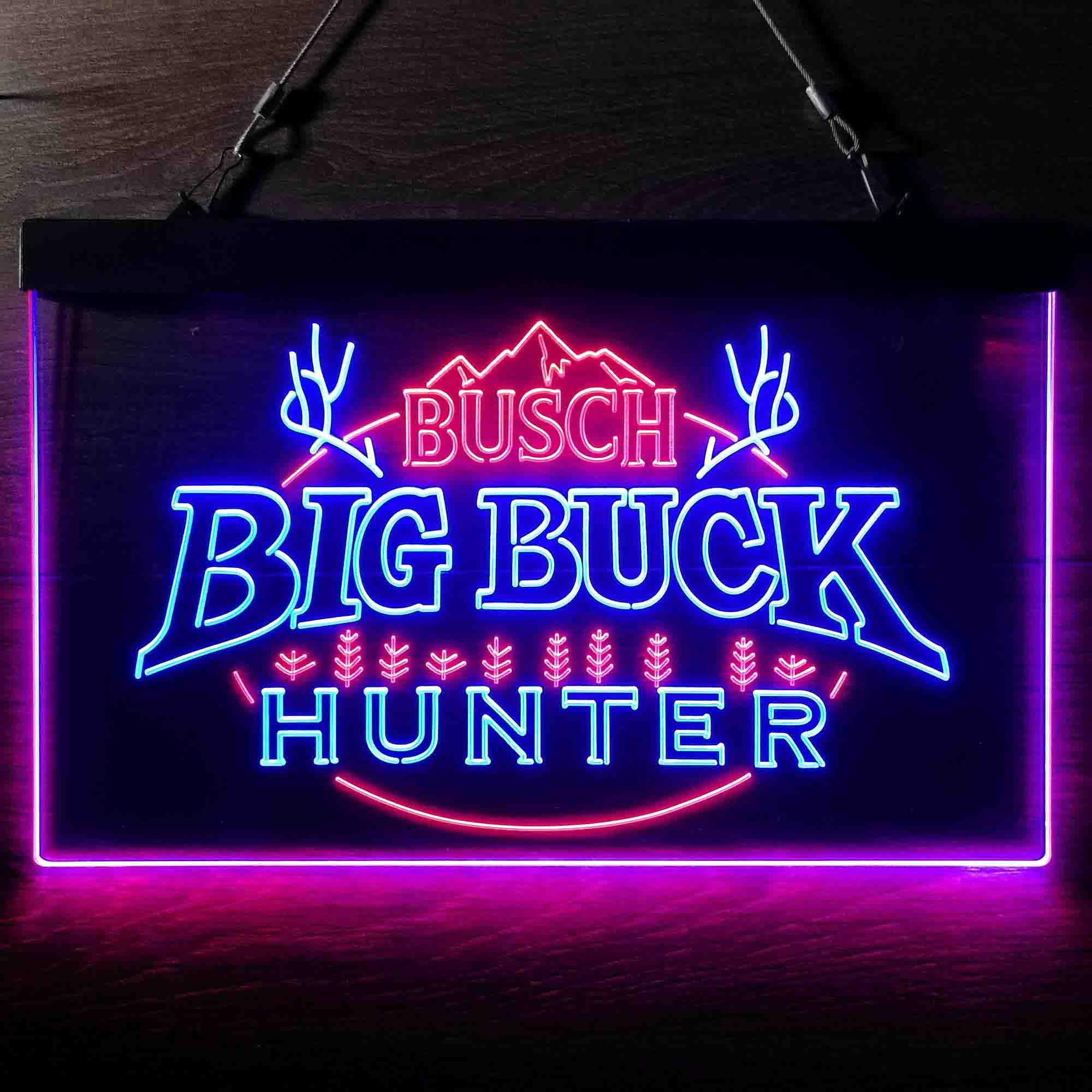 Busch Big Buck Hunter Neon LED Sign