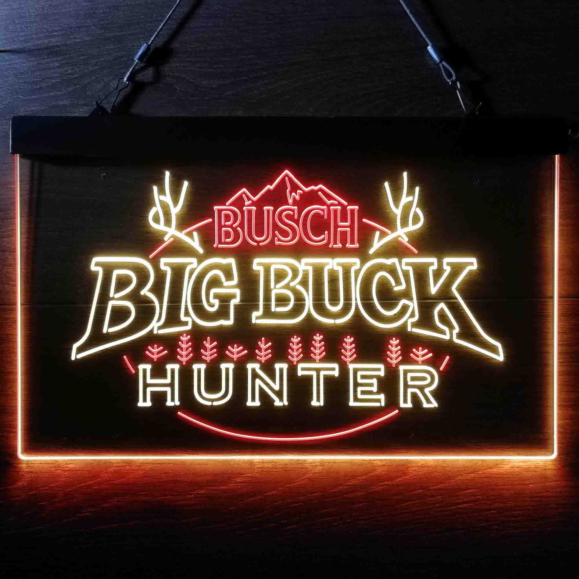 Busch Big Buck Hunter Neon LED Sign