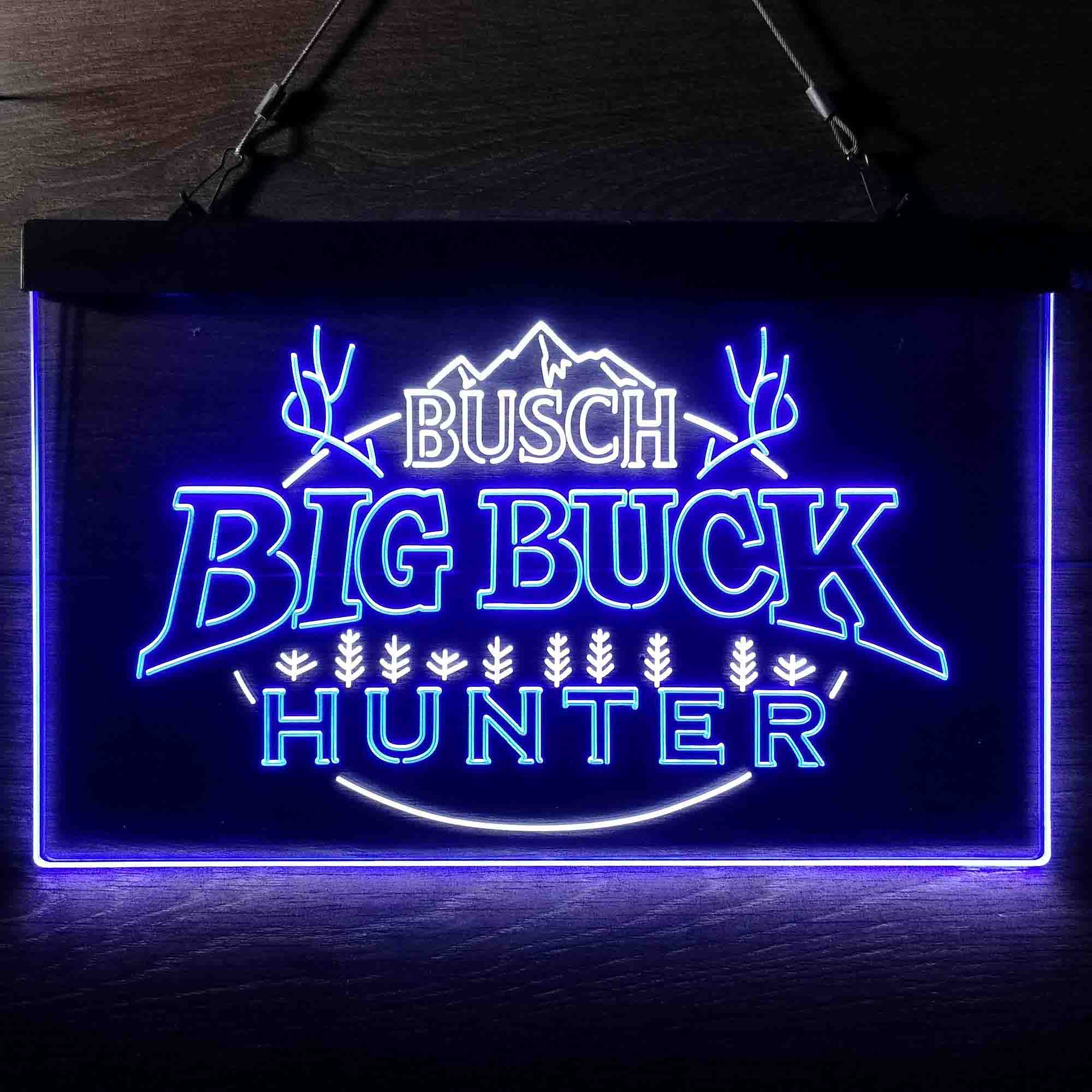 Busch Big Buck Hunter Neon LED Sign