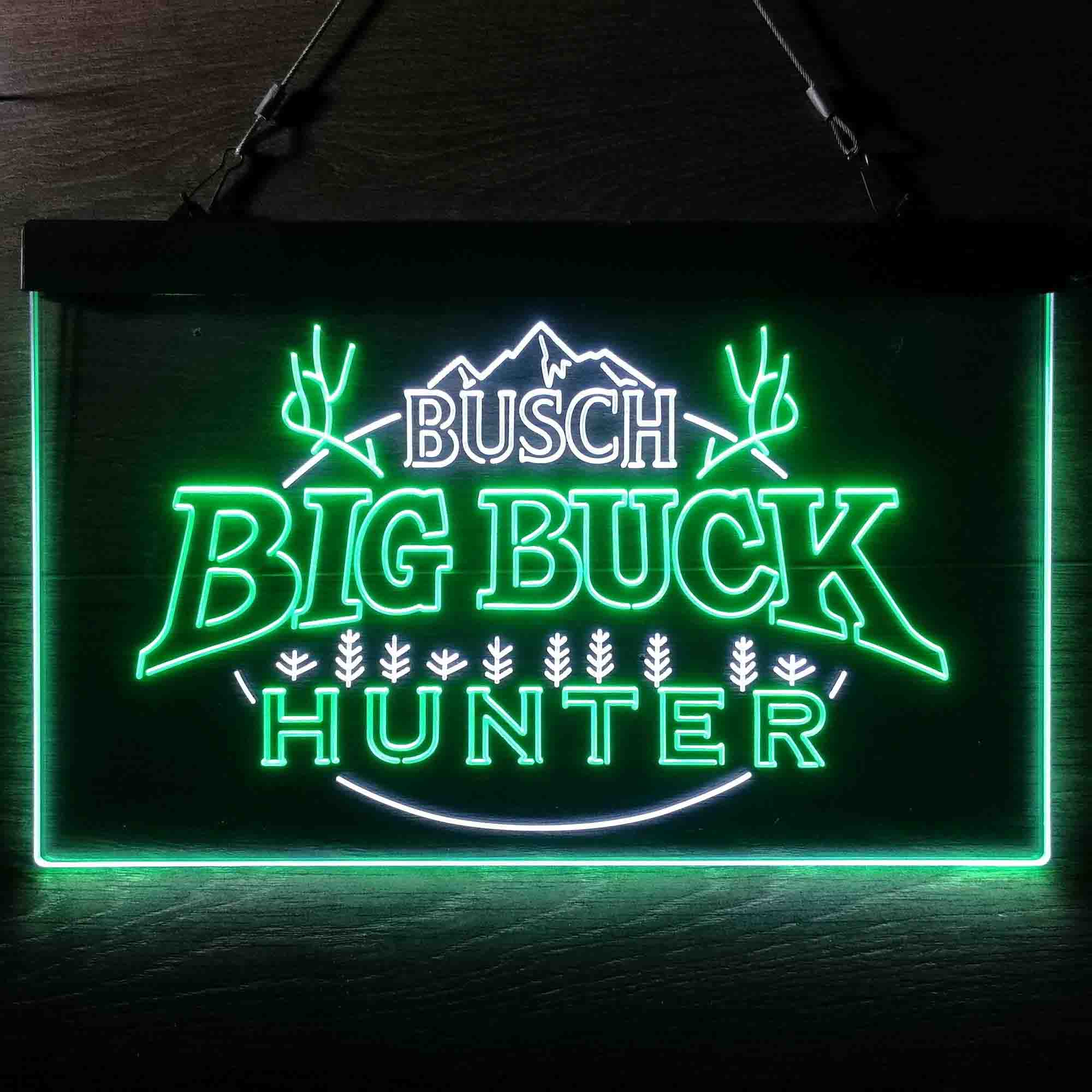 Busch Big Buck Hunter Neon LED Sign