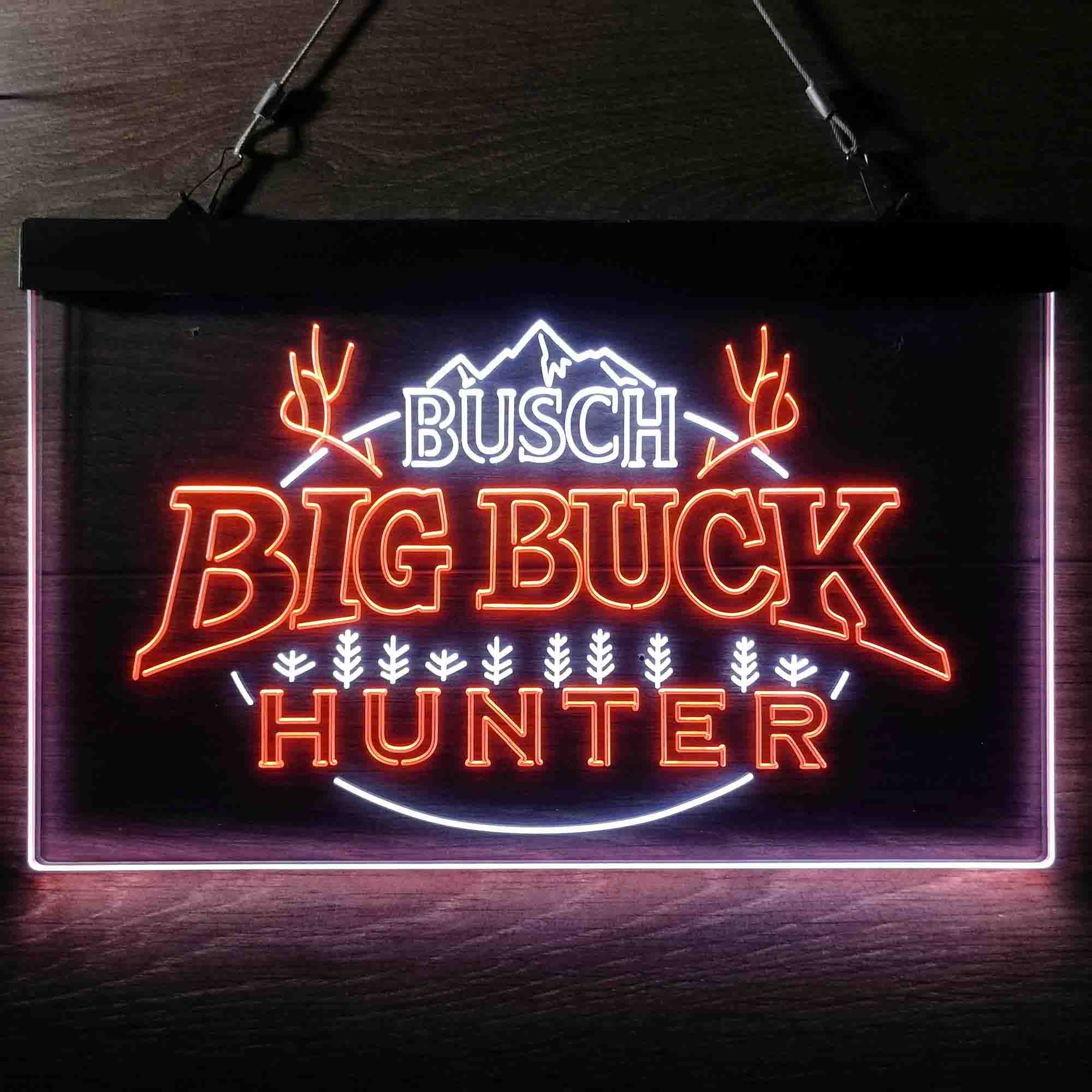 Busch Big Buck Hunter Neon LED Sign