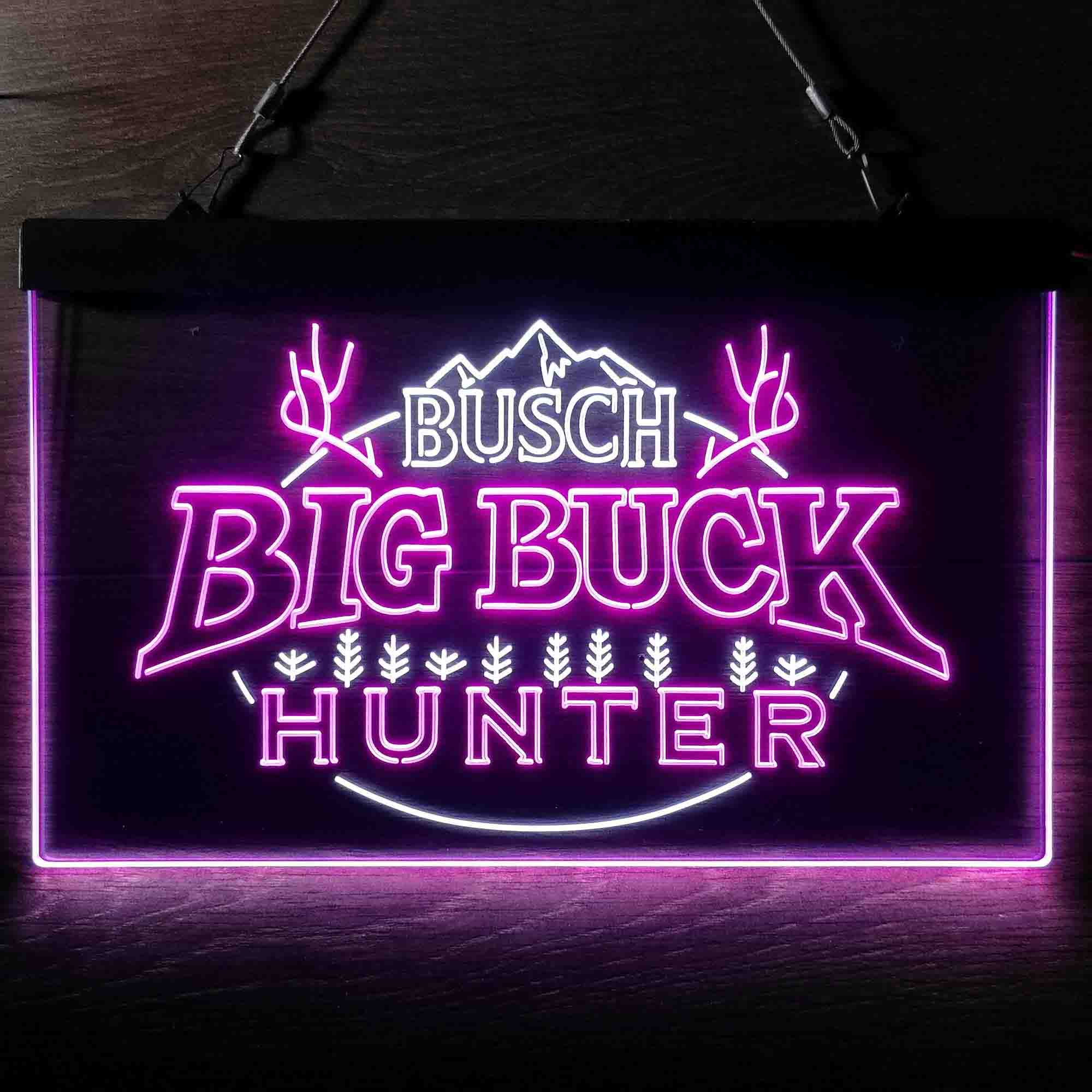 Busch Big Buck Hunter Neon LED Sign