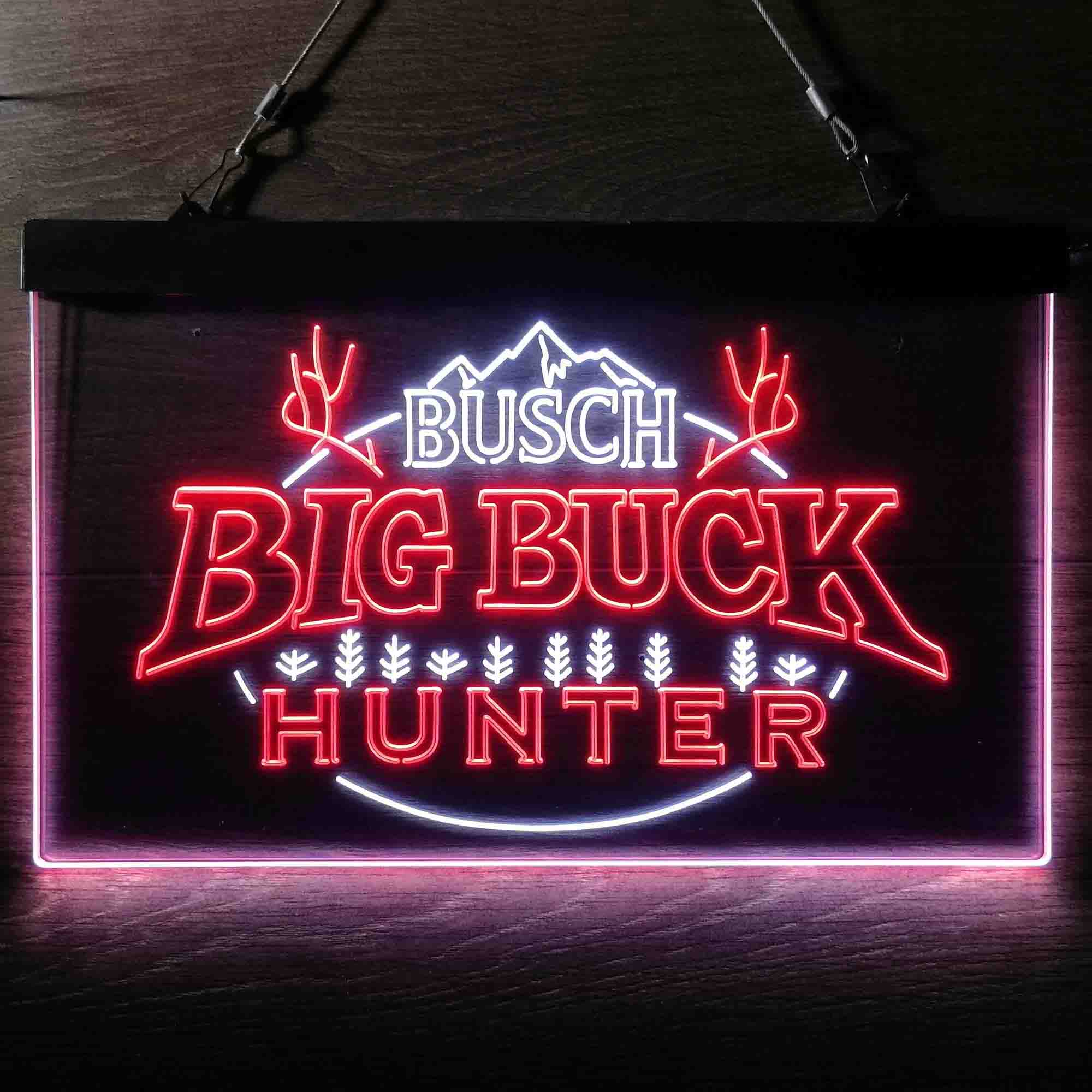 Busch Big Buck Hunter Neon LED Sign