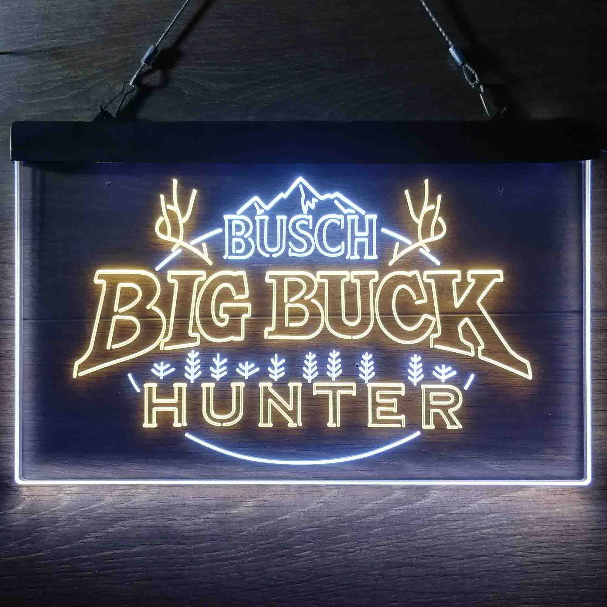 Busch Big Buck Hunter Neon LED Sign